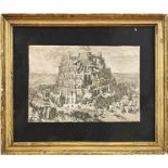Prenner, Anton Joseph von Der Turmbau zu Babel nach Pieter Bruegel d.Ä. (Wallerstein 1683-1761 Wien)