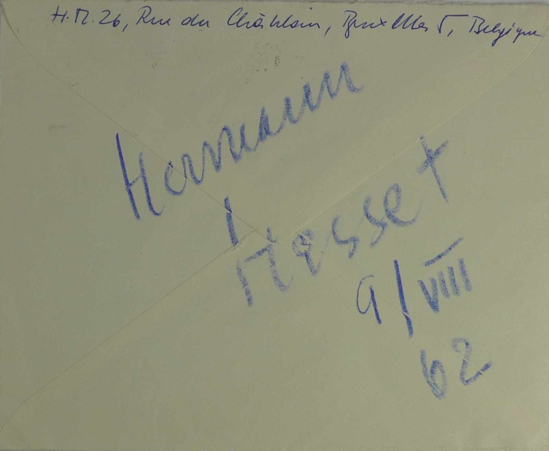 Konvolut von elf Autographen Österreich, 1862-1962 Hesse, Hermann an Herrn u. Frau Dr. Langhammer, - Bild 4 aus 25