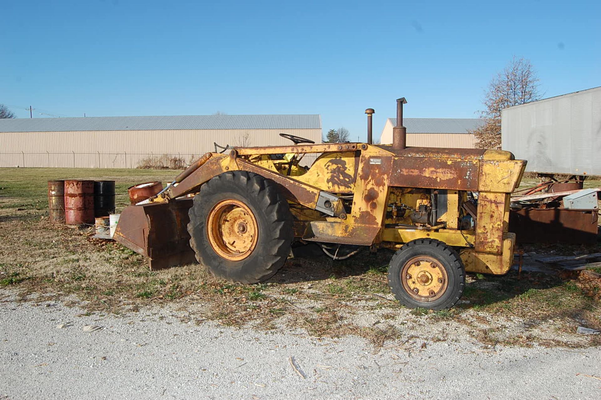 Massey Ferguson Model #1001S Front End Loader, Diesel, 80 in. Wide Bucket, SN 1588