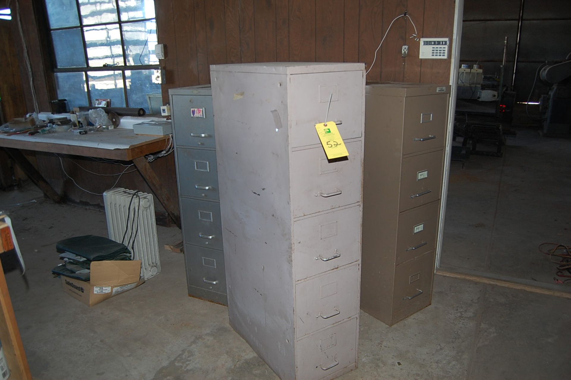 (5) Vertical File Cabinets
