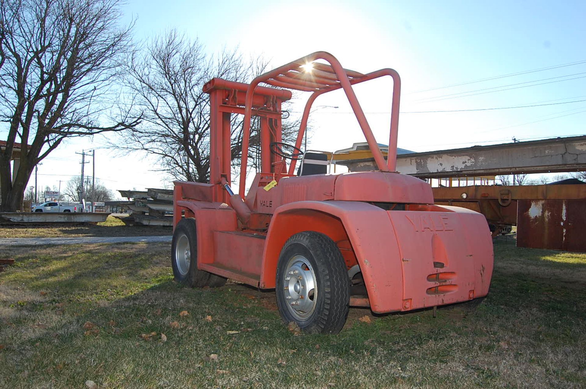 Yale Model #G3P-150-MO6-0 Fork Lift, Rated 15,000 lb. Lift Capacity, 24 in. Lift Height, SN H103222 - Image 2 of 2