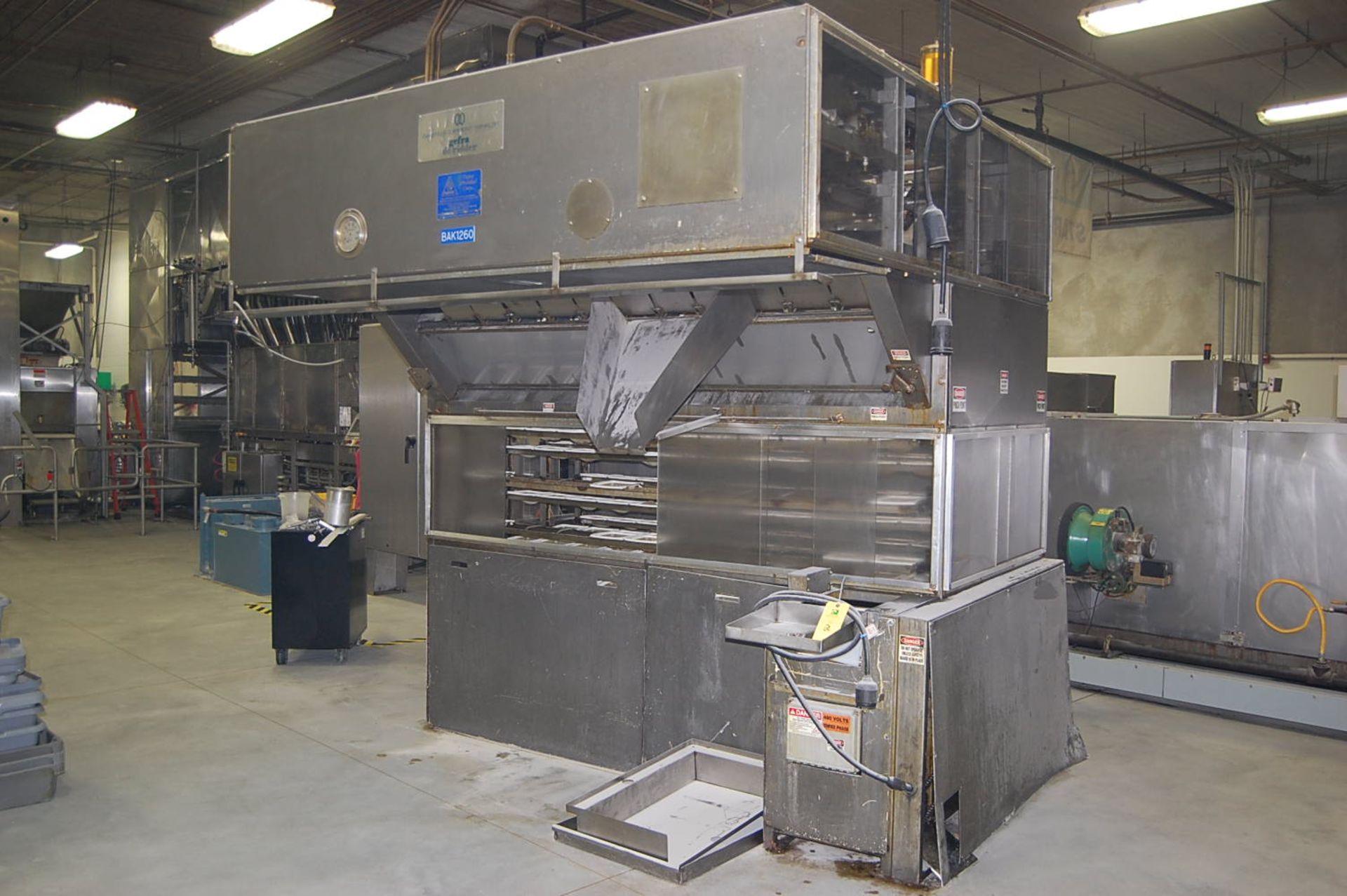 Bauers Equipment Topos Monidial Corp Proofer, Job #3454, 480 Volt, Additional Assorted Trays for