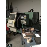 Okuma LC20-Programmable Tail Stock Oversize Spindle, ID, New Control Panel, Extra Control Panel,