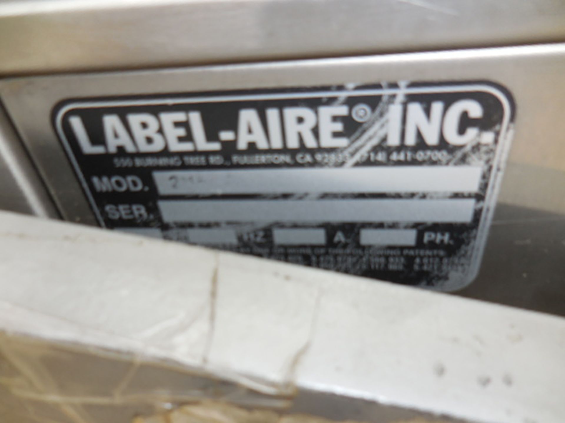 Label-Aire Labeler - Image 3 of 4