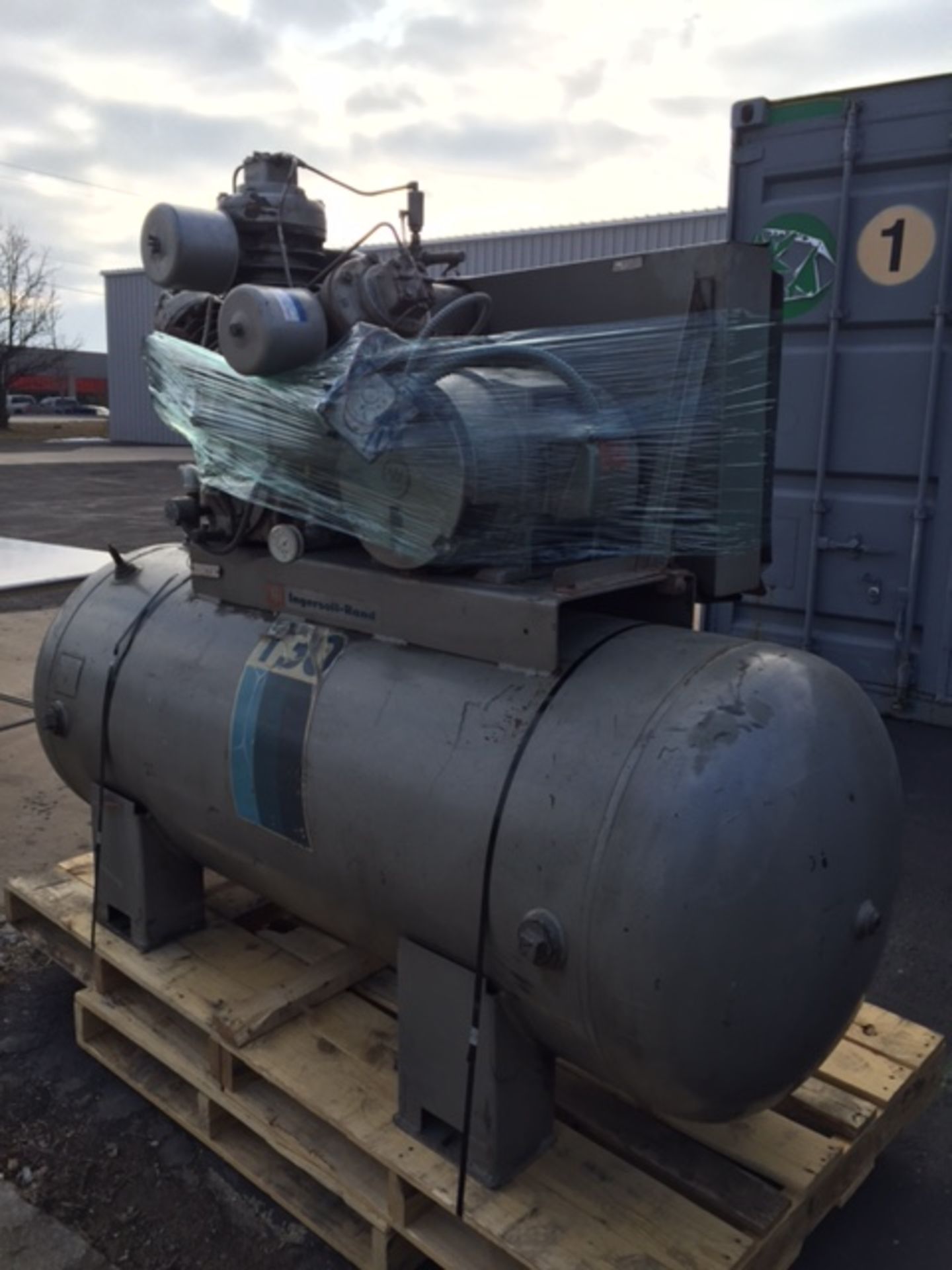 Air Compressor, T30 Ingersoll-Rand Model #25T2, SN 30T558255