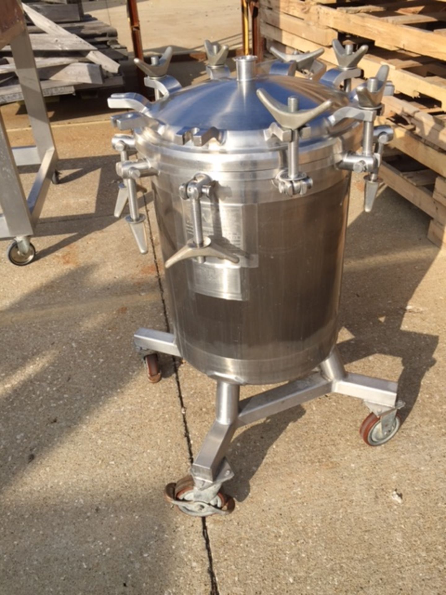 Pressure Tank, 150 Liter, 316 SS, 100 PSIG at 100 Deg. F, Certified by Precision Stainless Inc. - Image 2 of 6