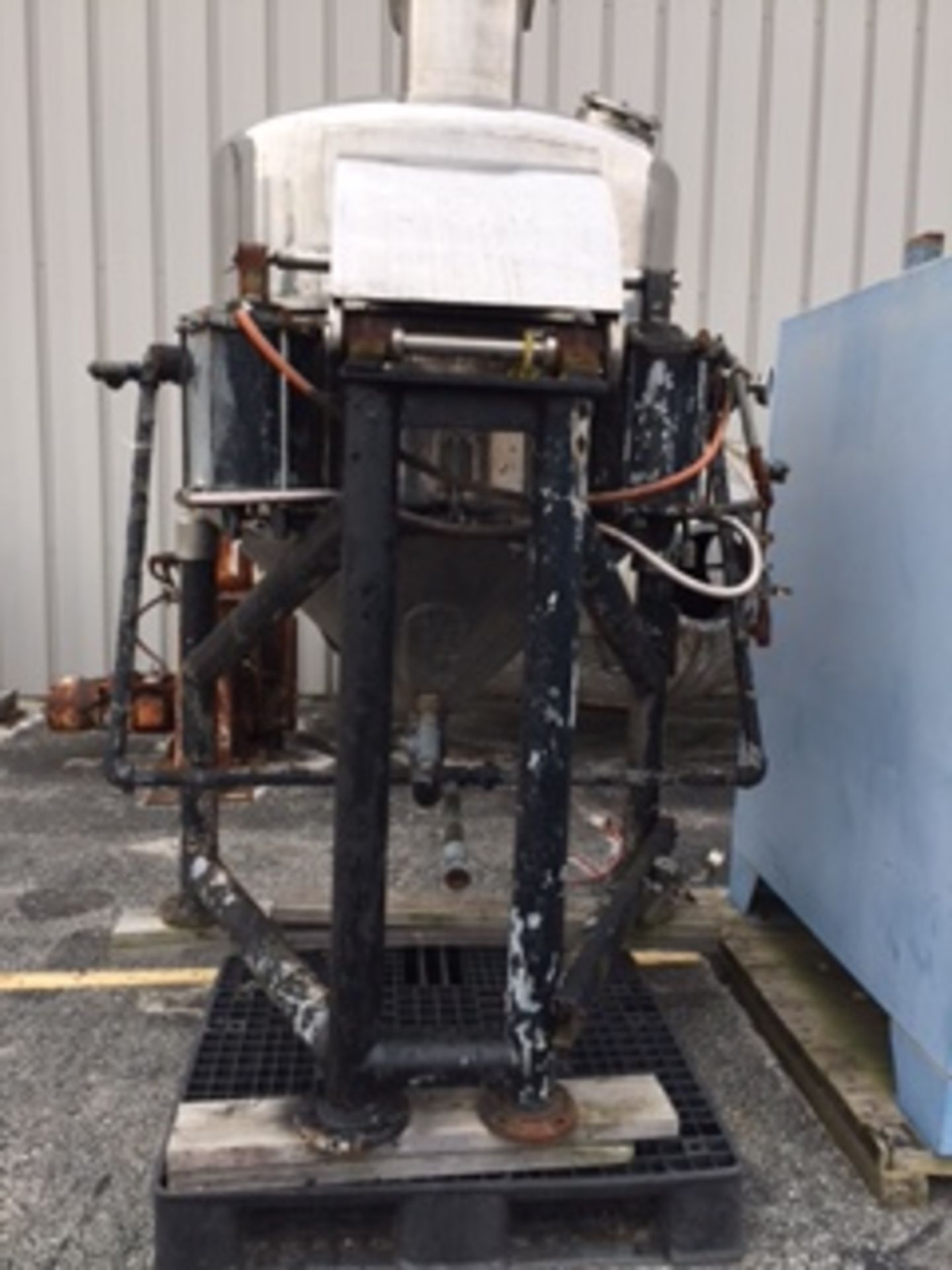 SS Evaporator Kettle, Green Mfg. Co., Model NVA-F100, SN 33936-A, Max Allowable Work Pressure 80PSI, - Image 6 of 6