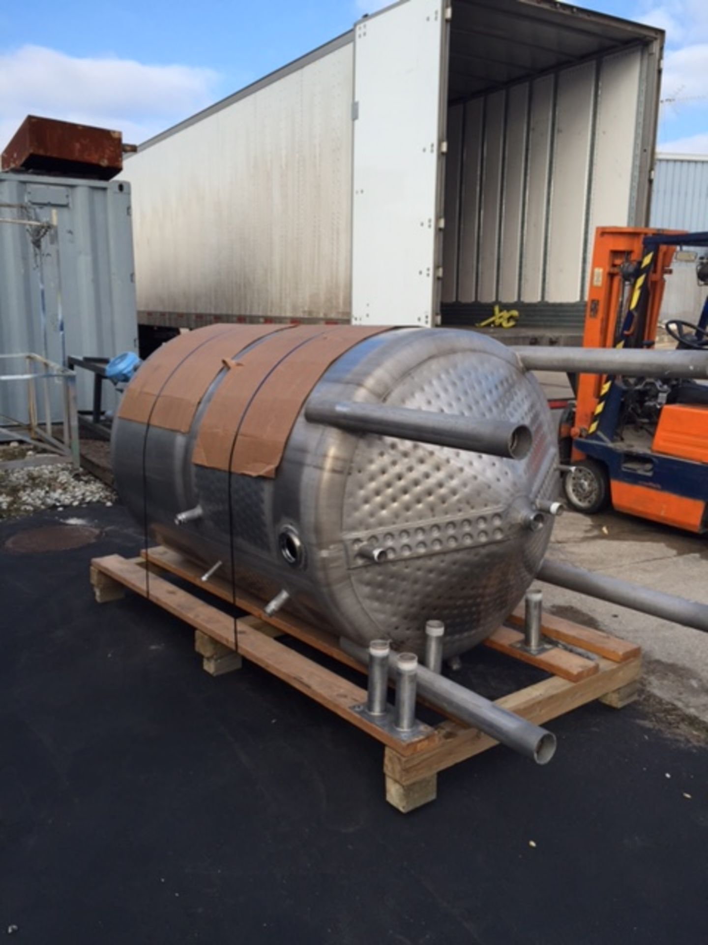 SS Jacketed Mixing, Pressure Tank, 600 Gallon