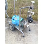 SS Pump on Cart