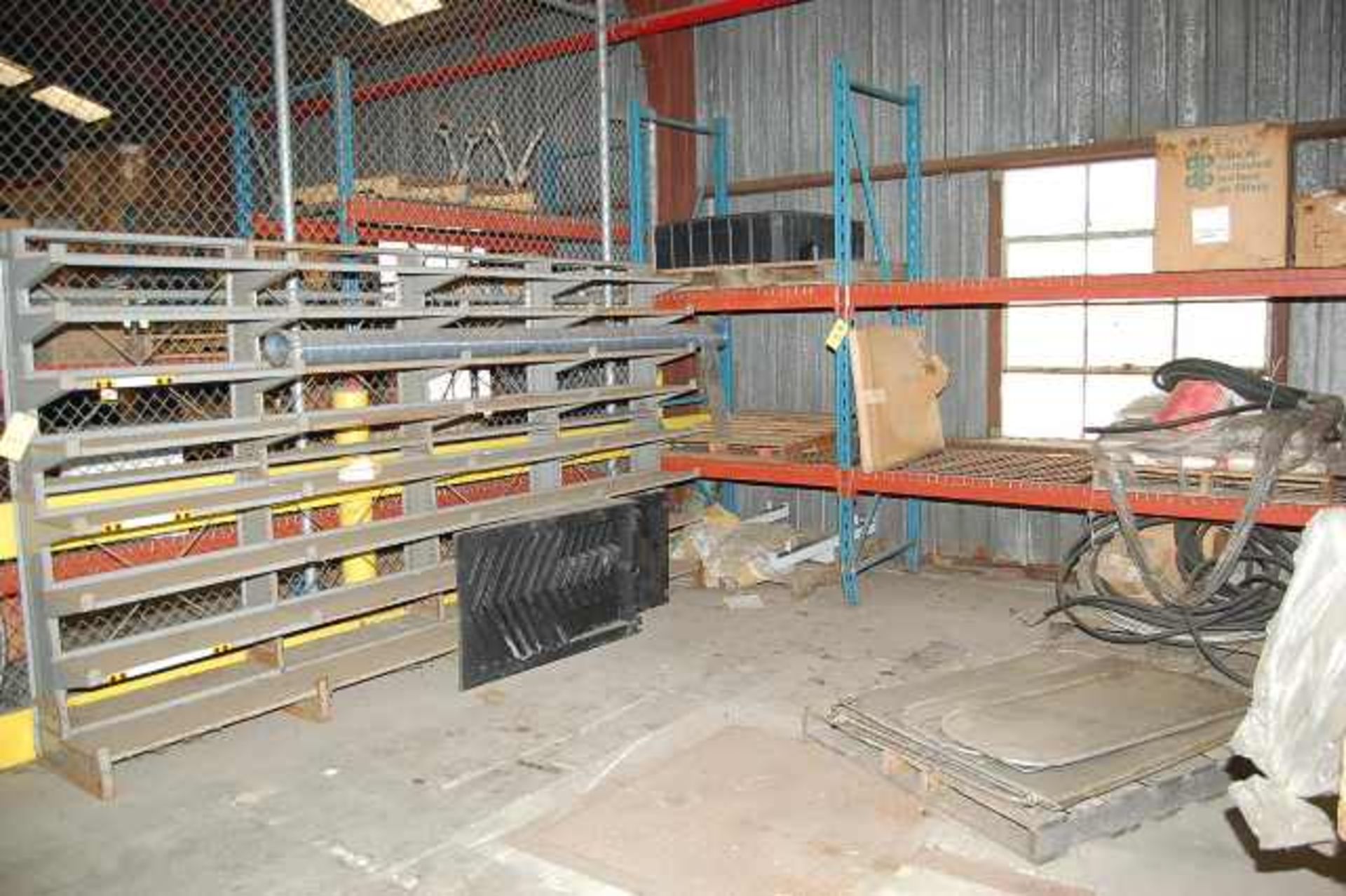 Steel Shelf Unit, 2-Section Pallet Rack