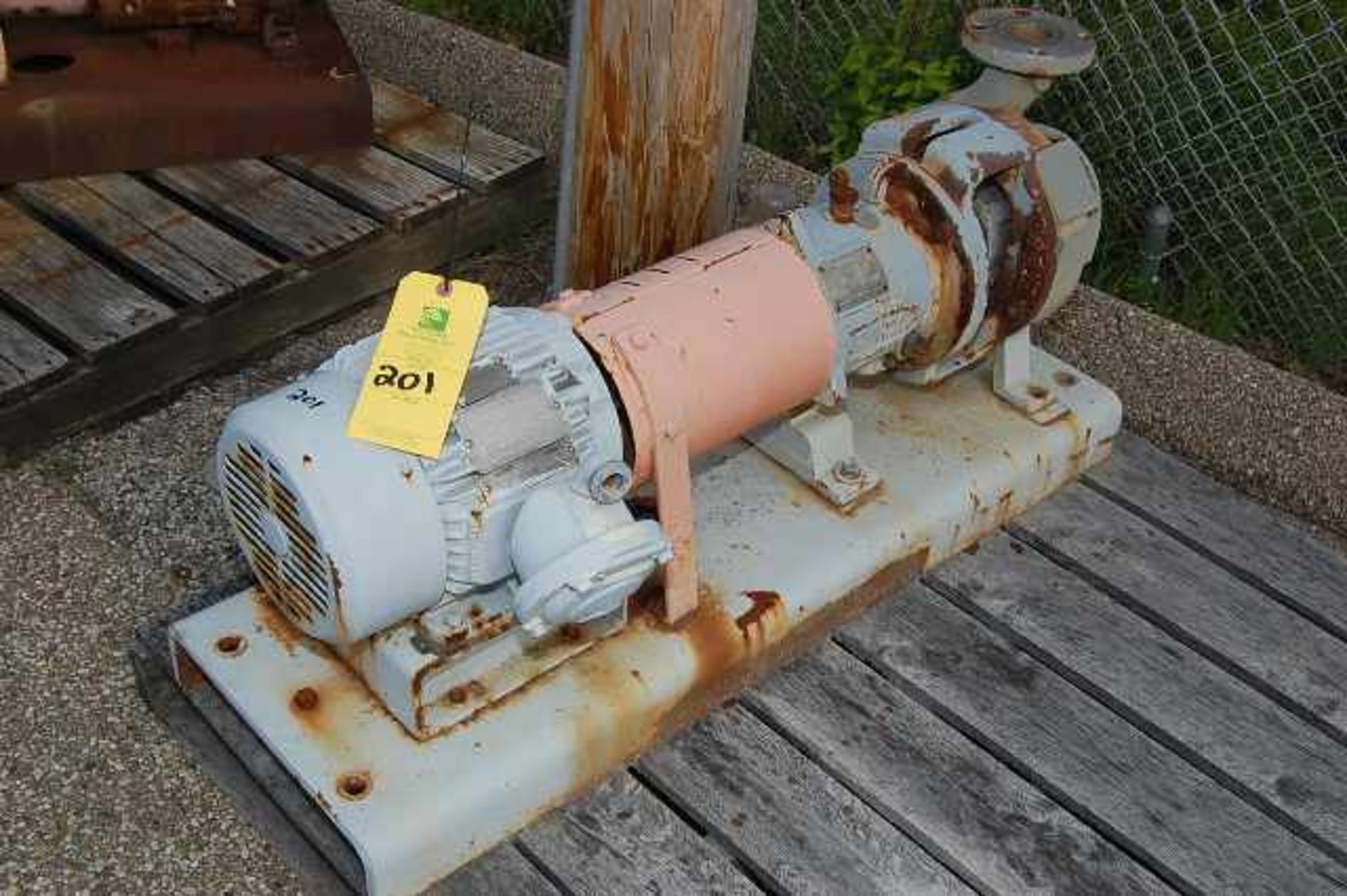 5 HP Motor & Duriron Mark 3 Pump