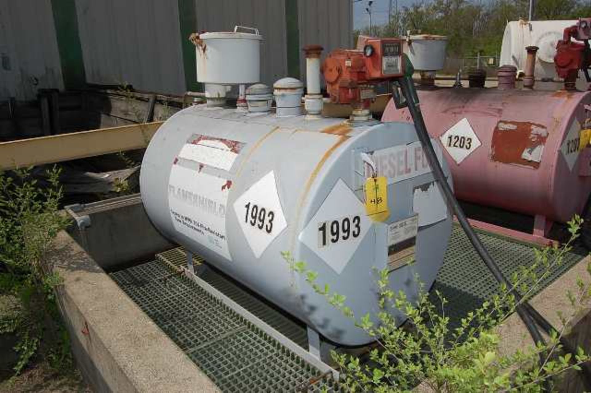 Diesel Fuel Tank w/Tuthill Series 800C Meter, Approx. 250 Gal.