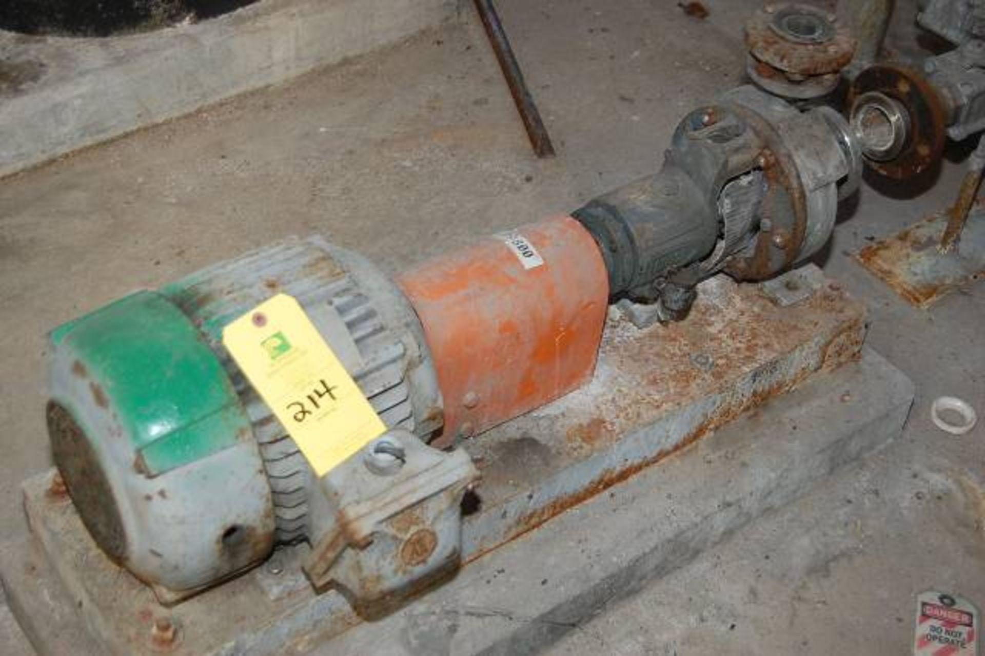 7 1/2 HP Motor & Pump, 230/460 Volt