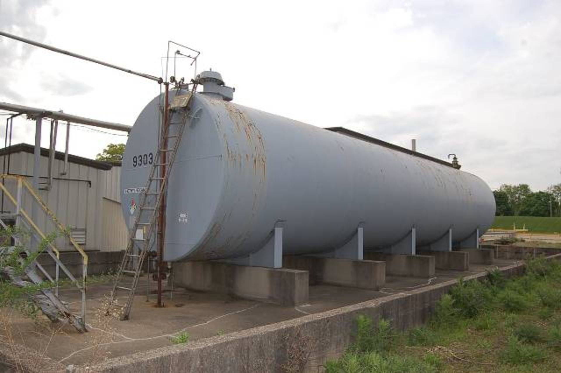 Tank UL Listed, Approximate 50,000 Gallon, Carbon Steel., 12 ft. D x 59 ft. 6 in. L.