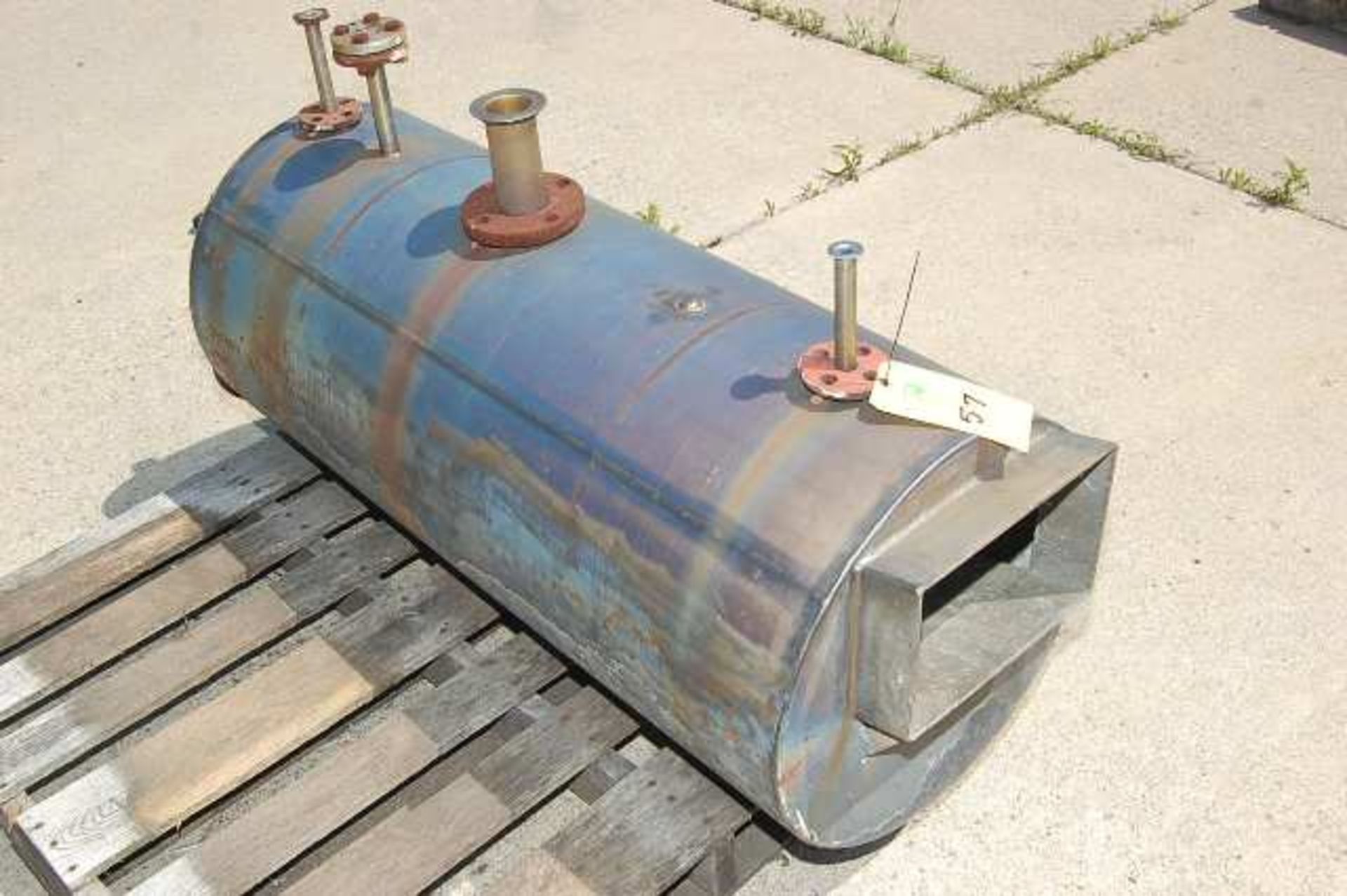 Steel Tank w/Believed Heater Tubes, 120 Gal.