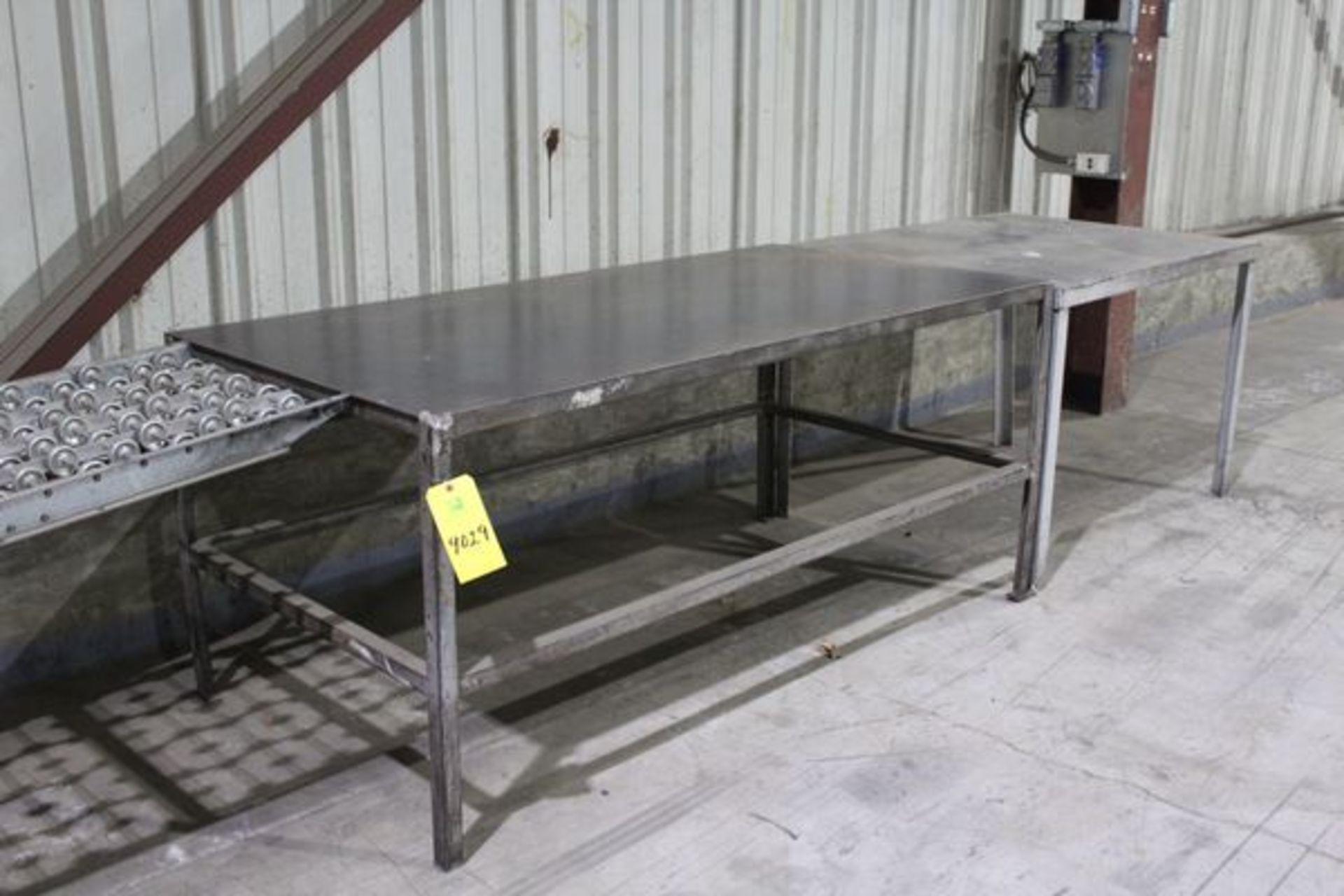 Lot of (2) Metal Work Benches | (Warehouse J)