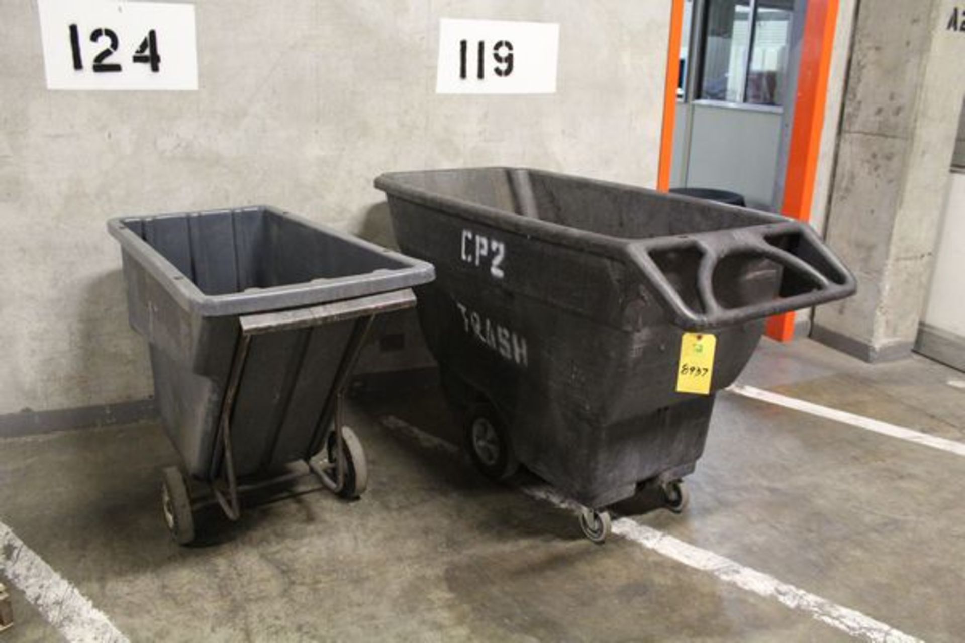 Lot of (2) Poly Carts | (Warehouse A)