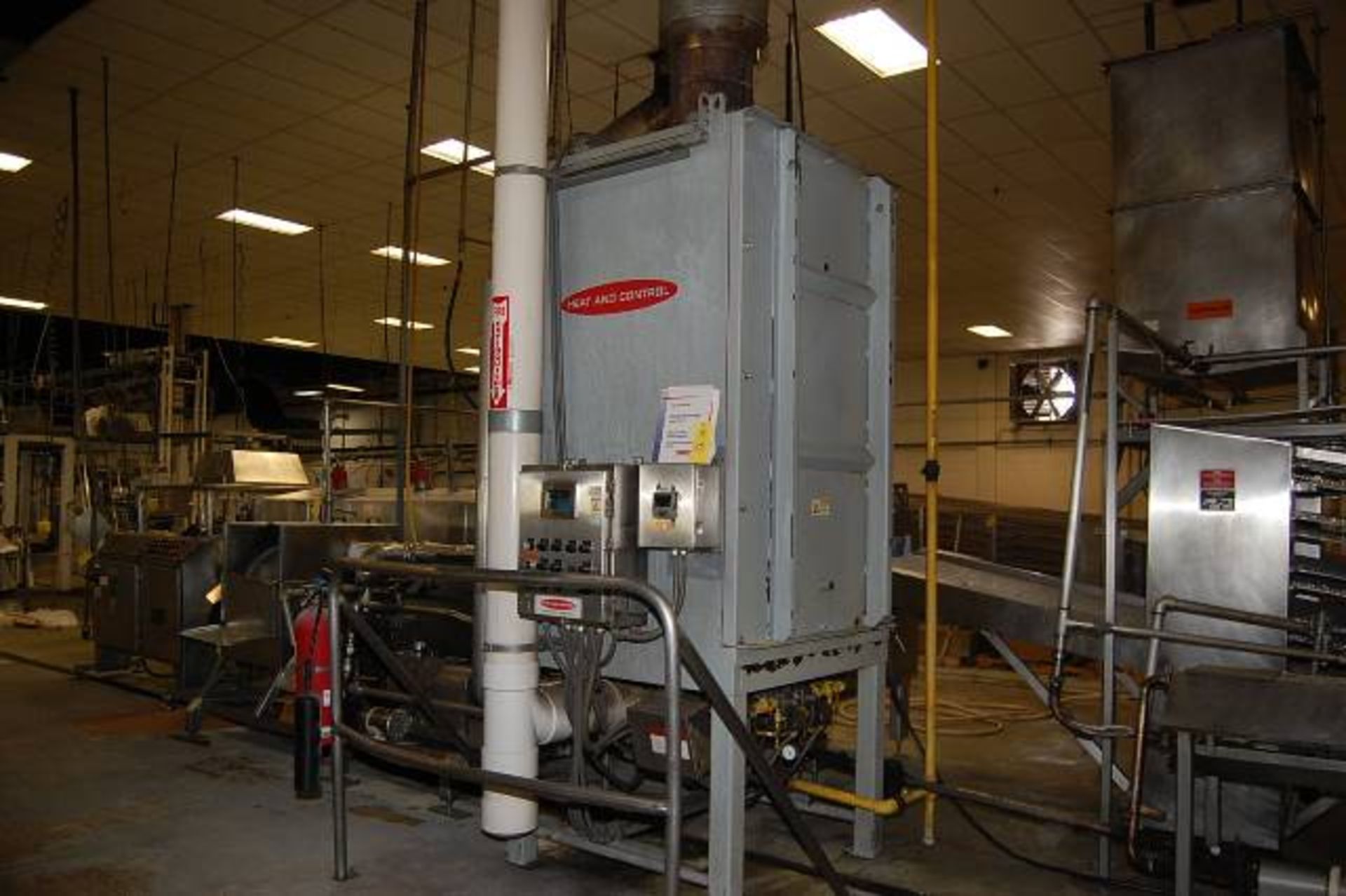 Food Processing & Packaging Systems, Heat and Control Heat Exchanger, Steel Leg RIGGING FEE: $1000