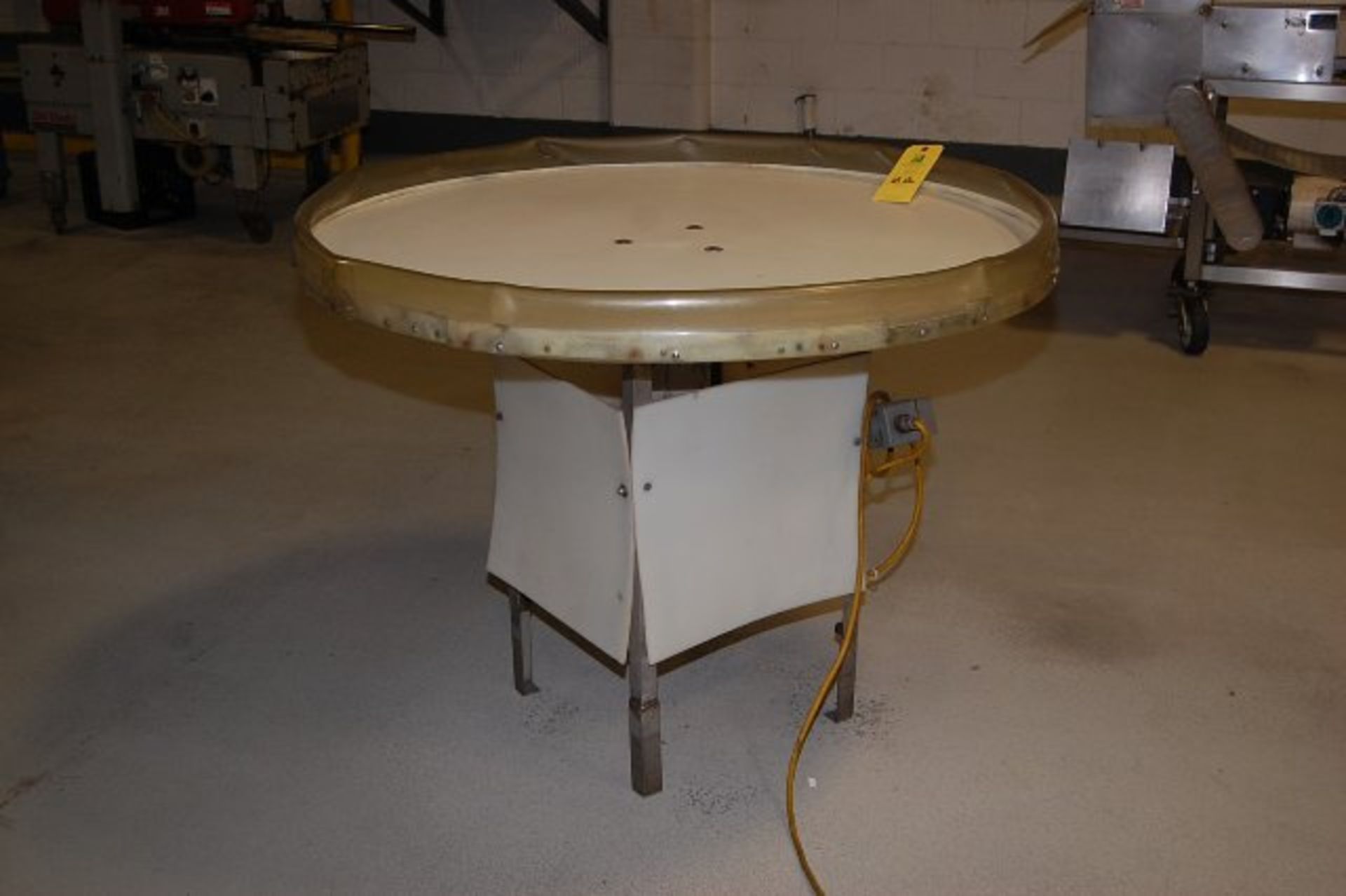 Motorized Turn Table Single Phase, 48 in. Diameter, Steel Stand RIGGING FEE: $50