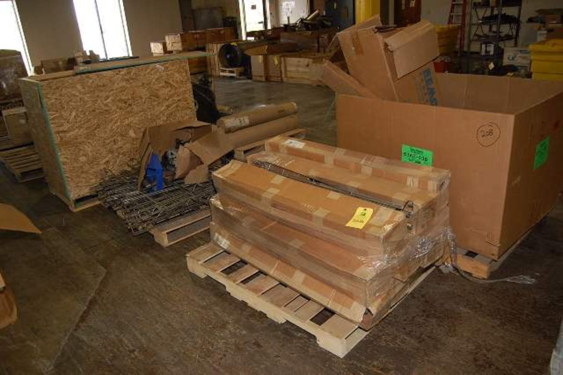 (3) Pallets Proofer Trays, RIGGING FEE: $150