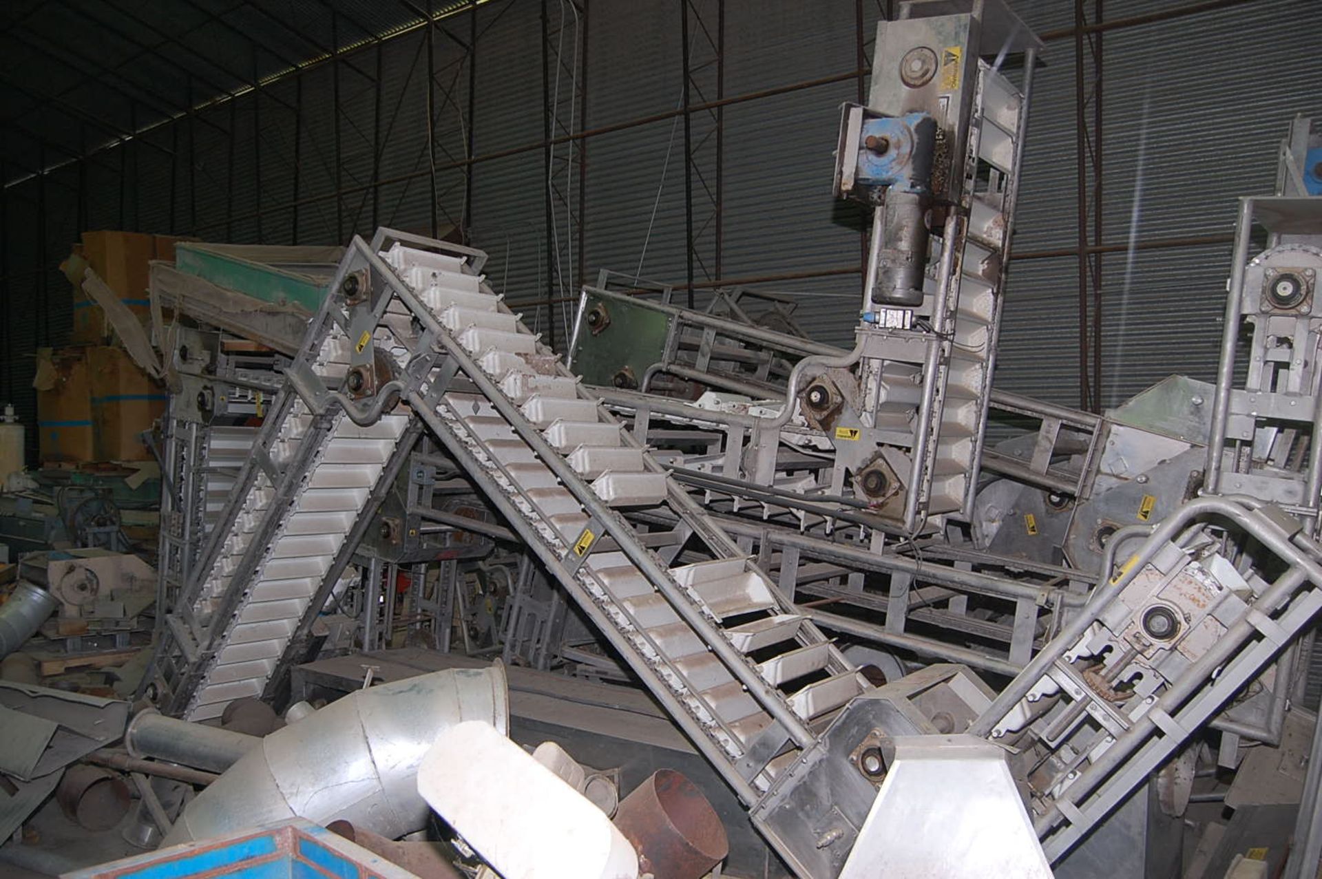 (5) Motorized Bucket Conveyor - Various Length Assorted, RIGGING FEE: $3500 - Image 2 of 2