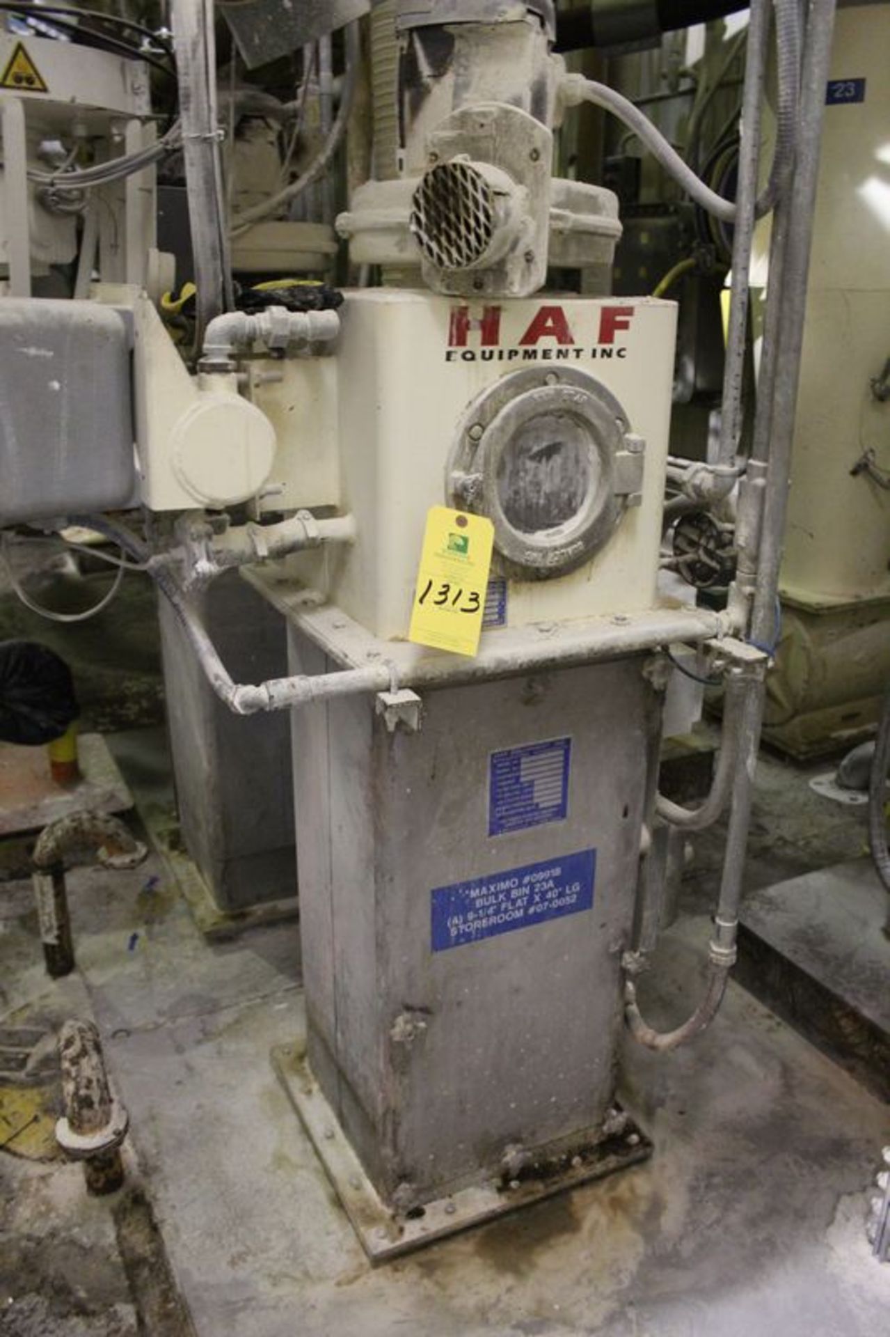 HAF Equipment Dust Collector, M# 36BV4 | (CP1 Fifth Floor)