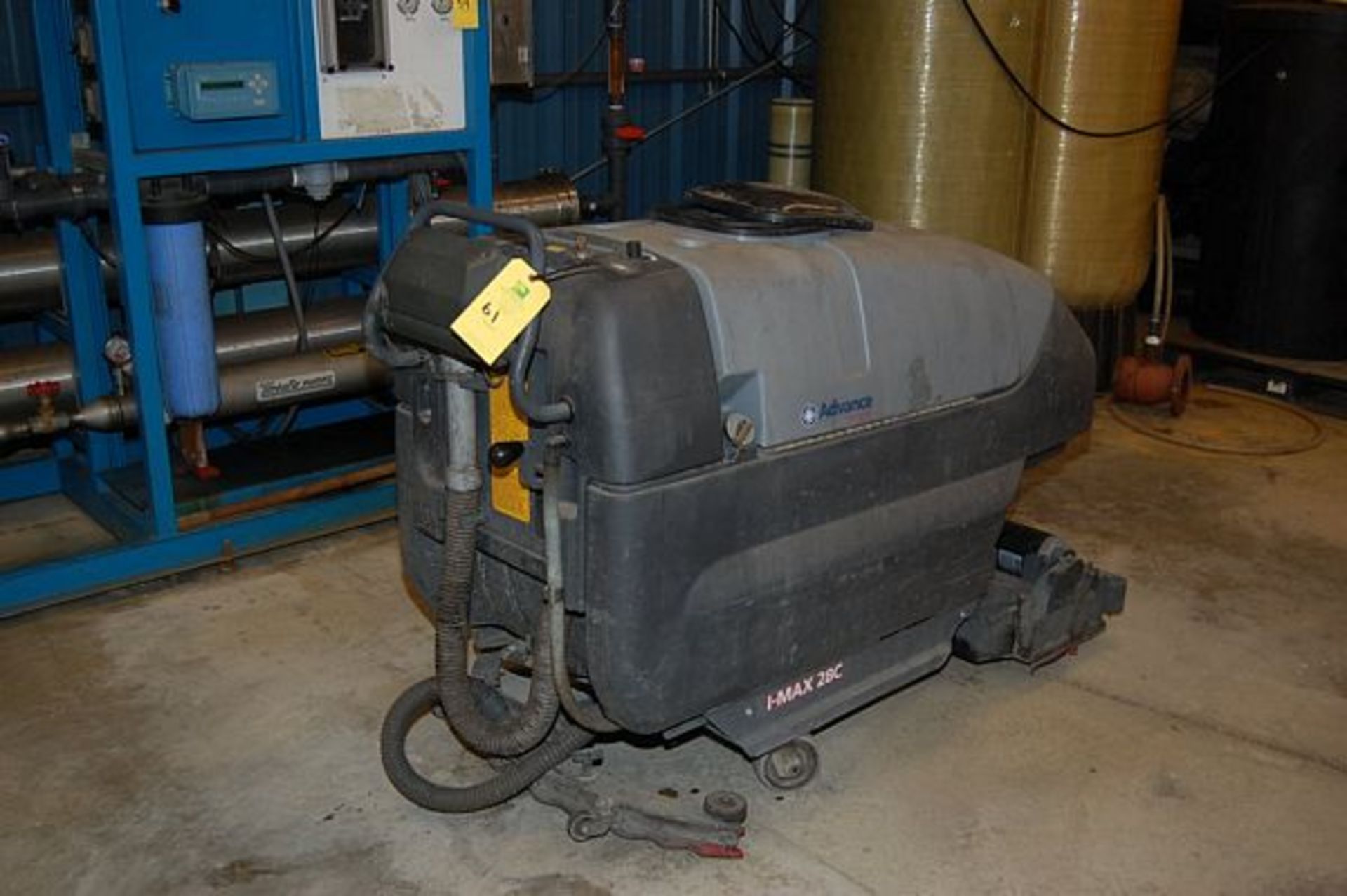 Advance Electric Scrubber, Model #1-MAX-28C, Walk Behind Type Scrubber. *** Loading to take place