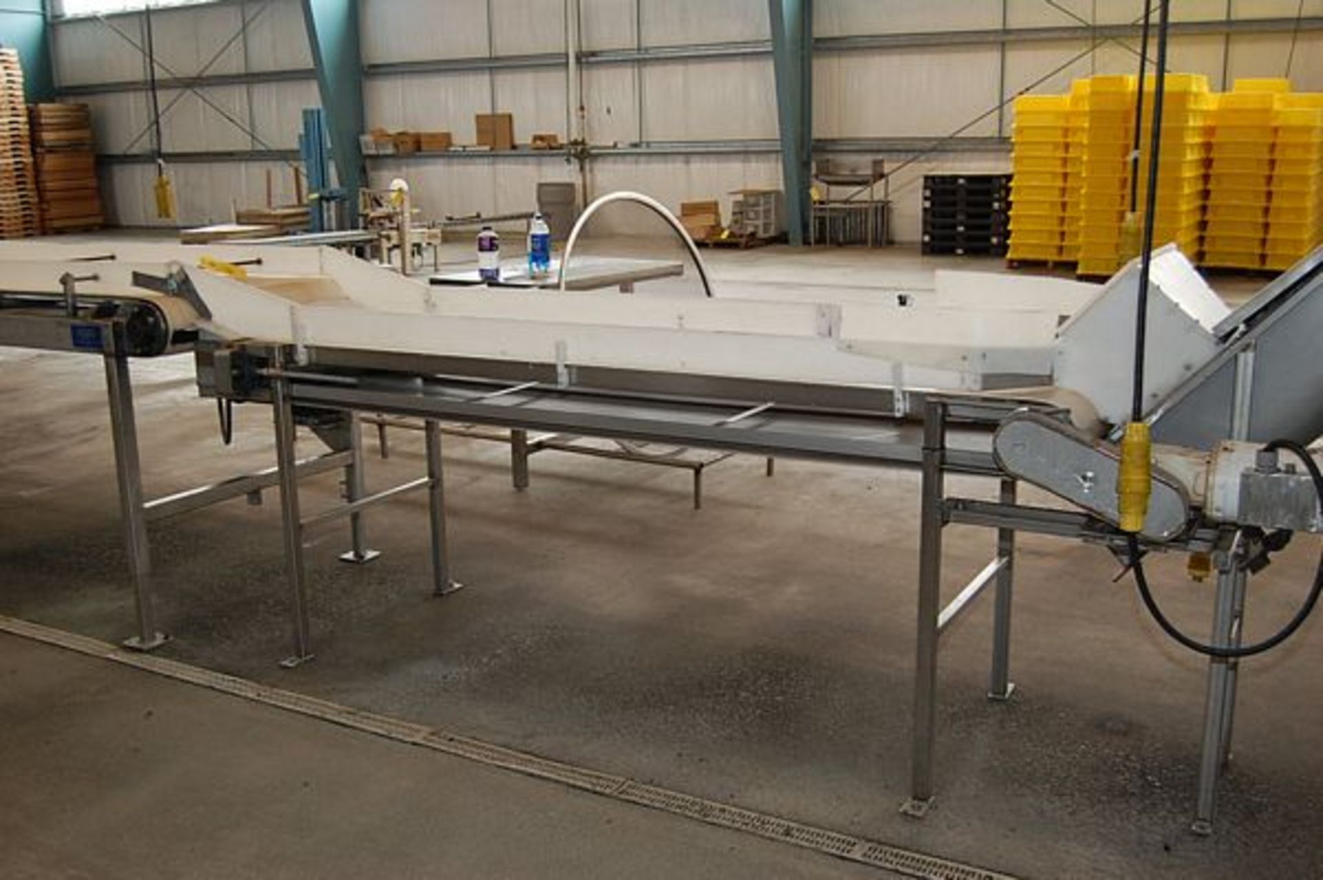 ABM Motorized Belt Conveyor, 8 ft. Length x 24 in. Wide Belt, 230/460 Volt Motor. *** Loading to - Image 2 of 2