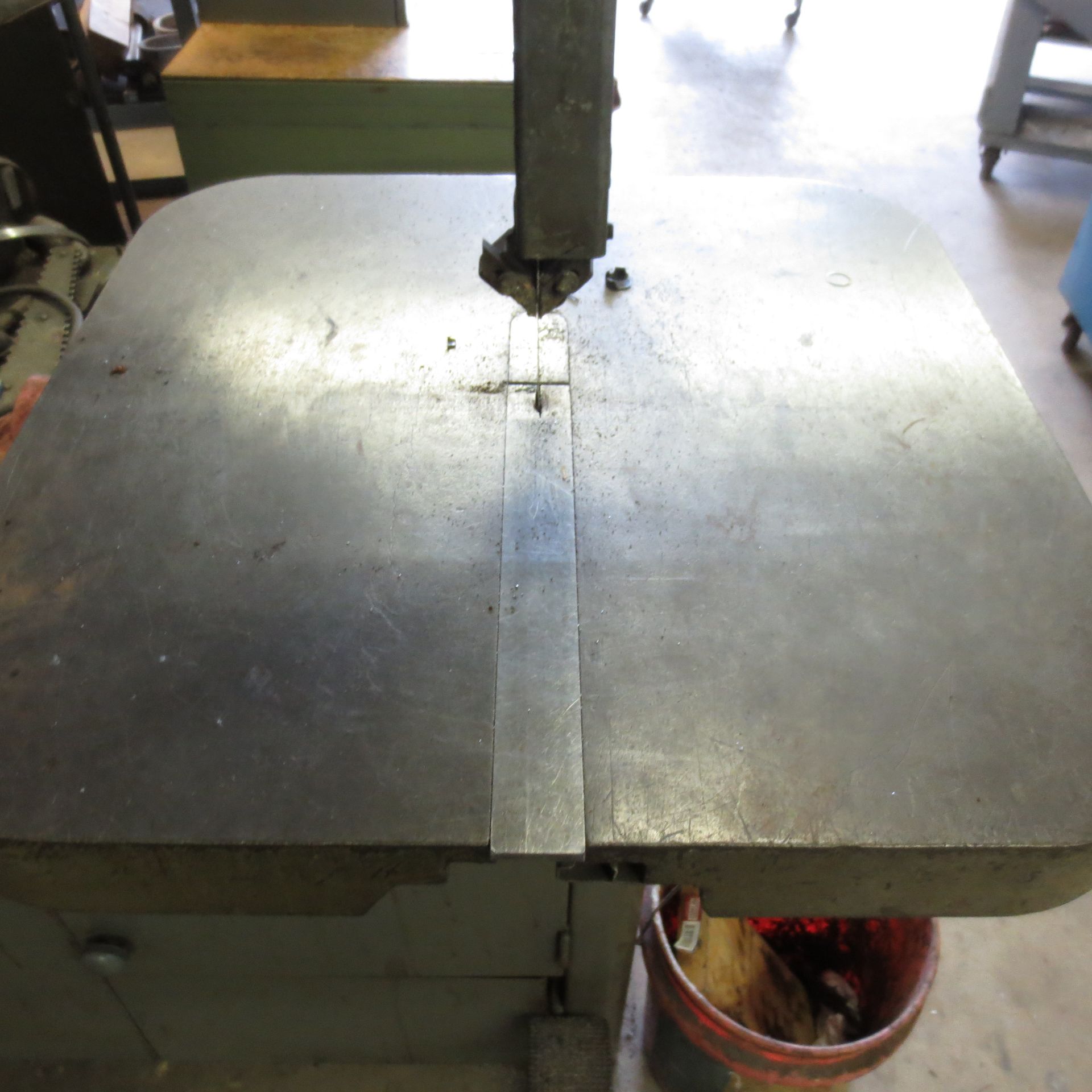 Grob NS 18 Vertical Band Saw, 18" Throat, S/N 8727, 24" X 24" Table with Blade Welder - Image 3 of 3