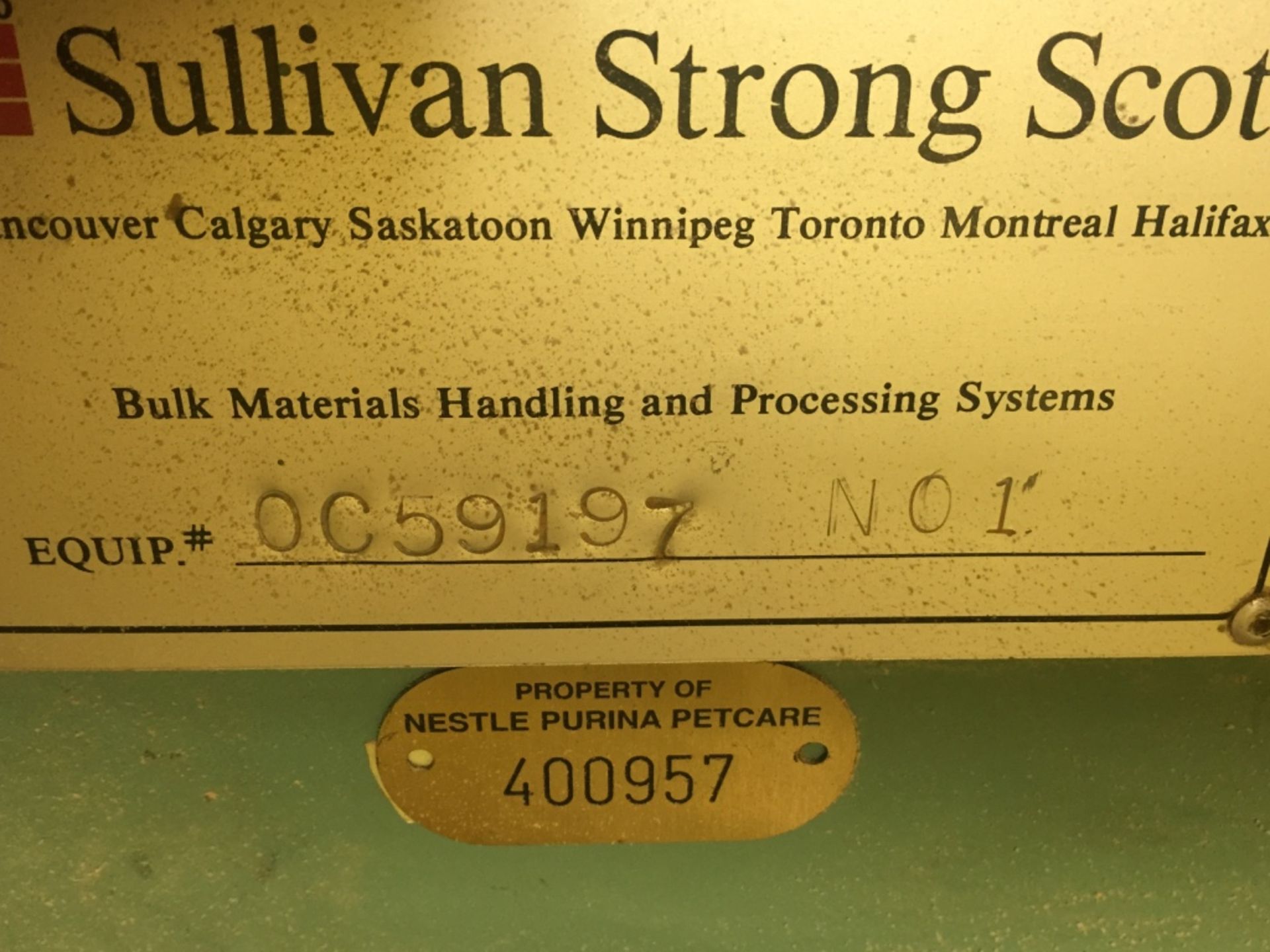 Sullivan Strong Scott Mild Steel Screw Conveyor OC59197 NO1 - Image 3 of 3