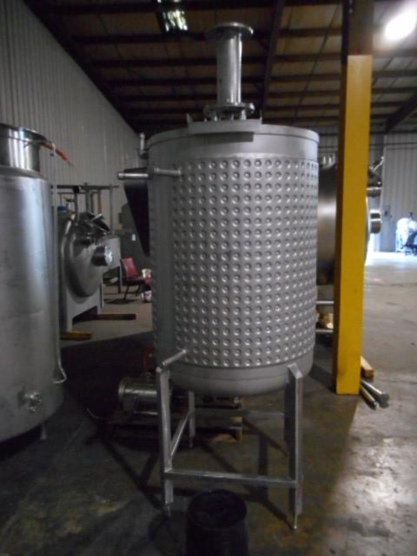 (Located in Cartersville, GA) FPEC 200 gallon Jacketed Tank with mixing head, motor and pump/motor - Image 4 of 4