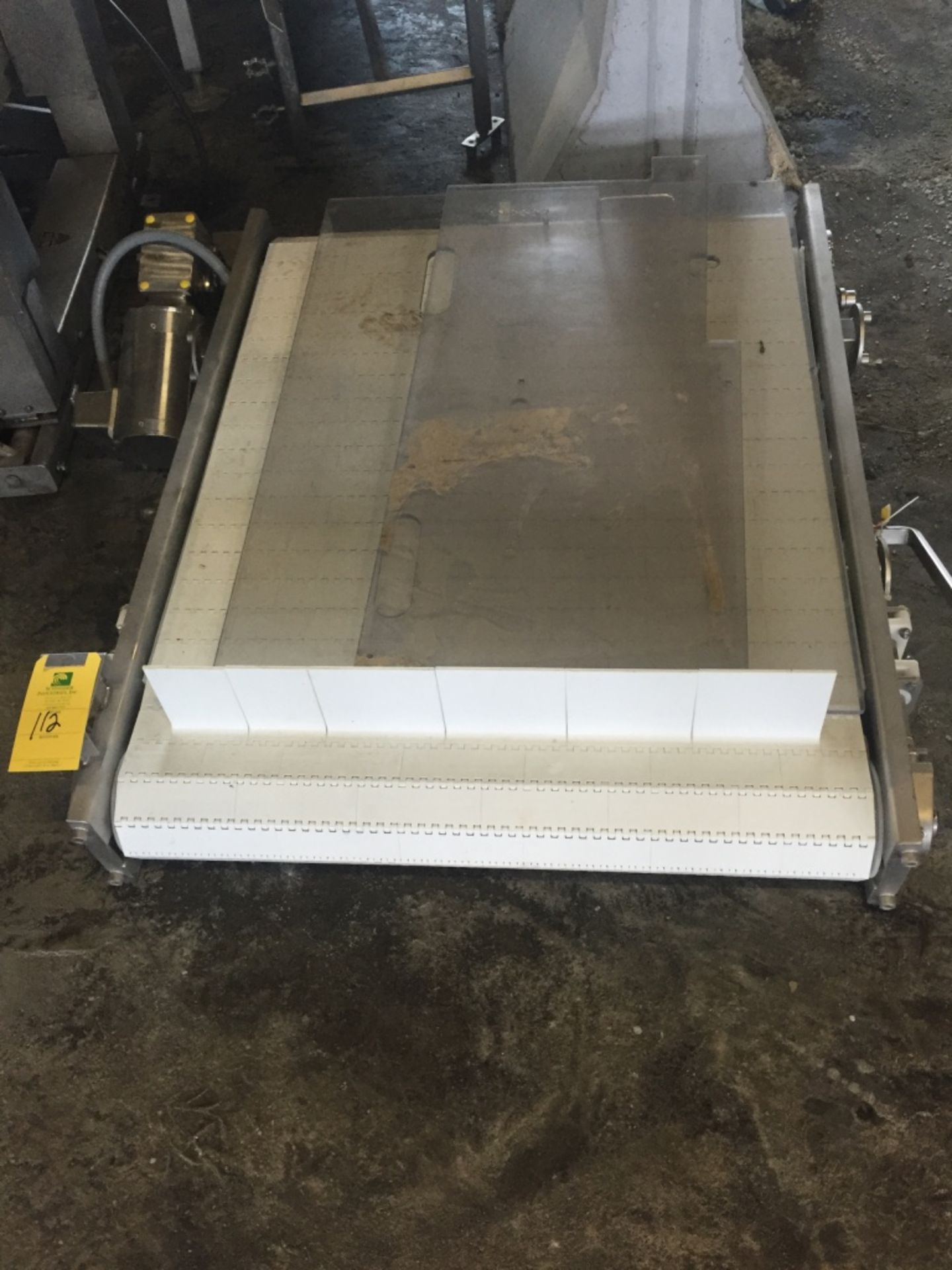 (Located In Madison WI) Belt Conveyor Bed 36" x 3' Long No Legs