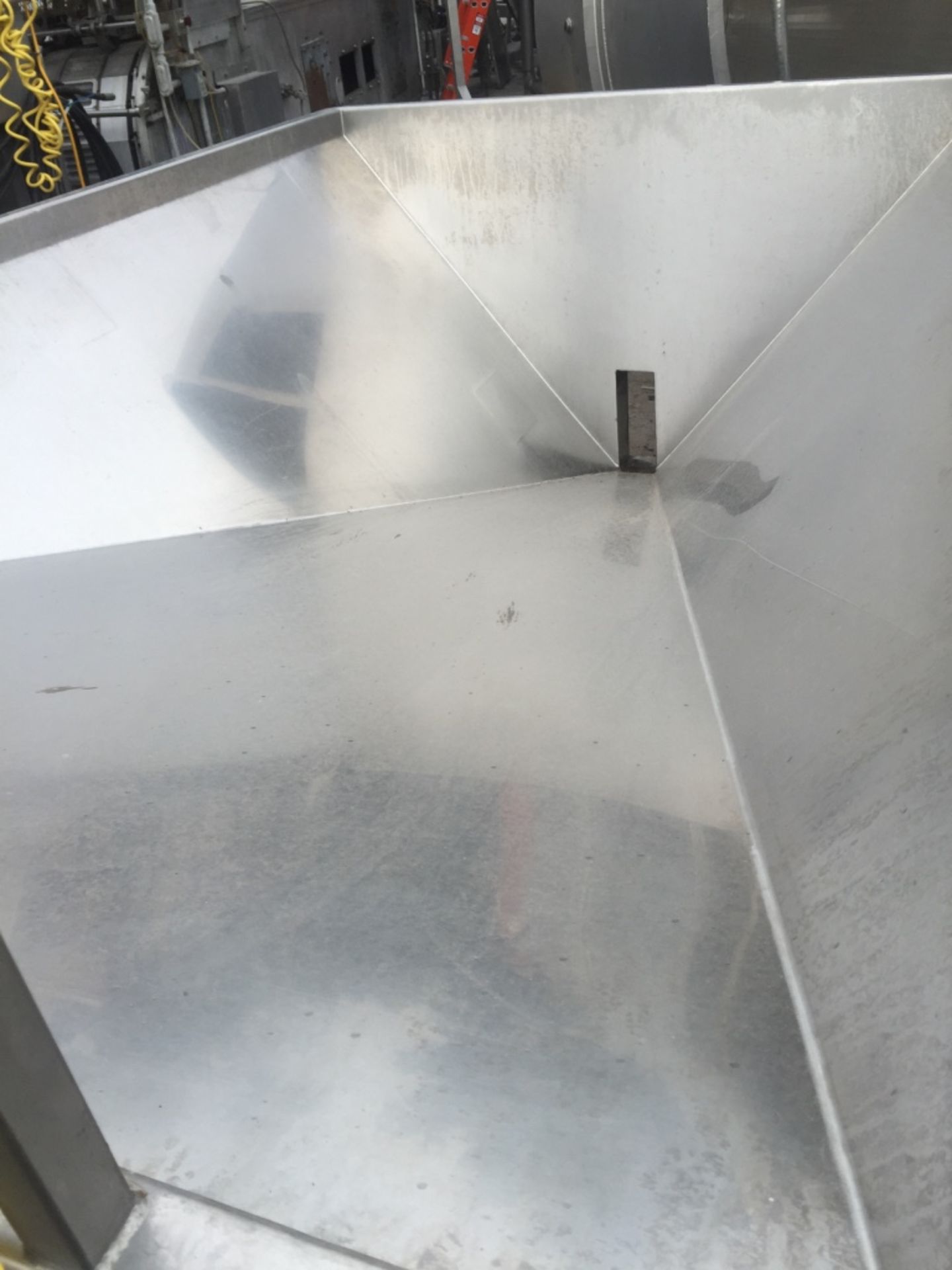 (Located In Columbia MO) Stainless Hopper on Casters Approximate 5' x 9' - Image 2 of 3
