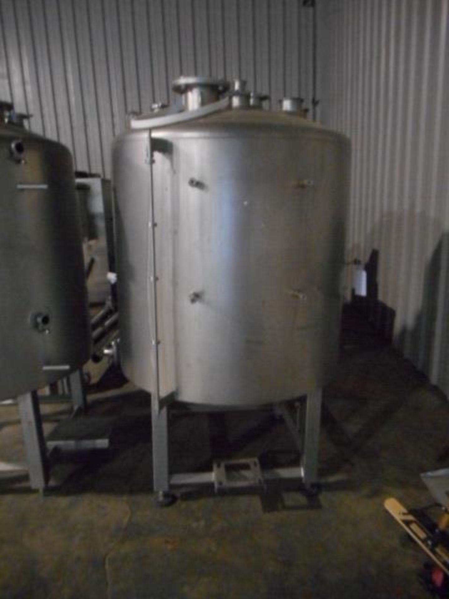 (Located in Cartersville, GA) WolfTec Polar Brine Mixing Tank 250 gallon Model 6987 Serial # E88107