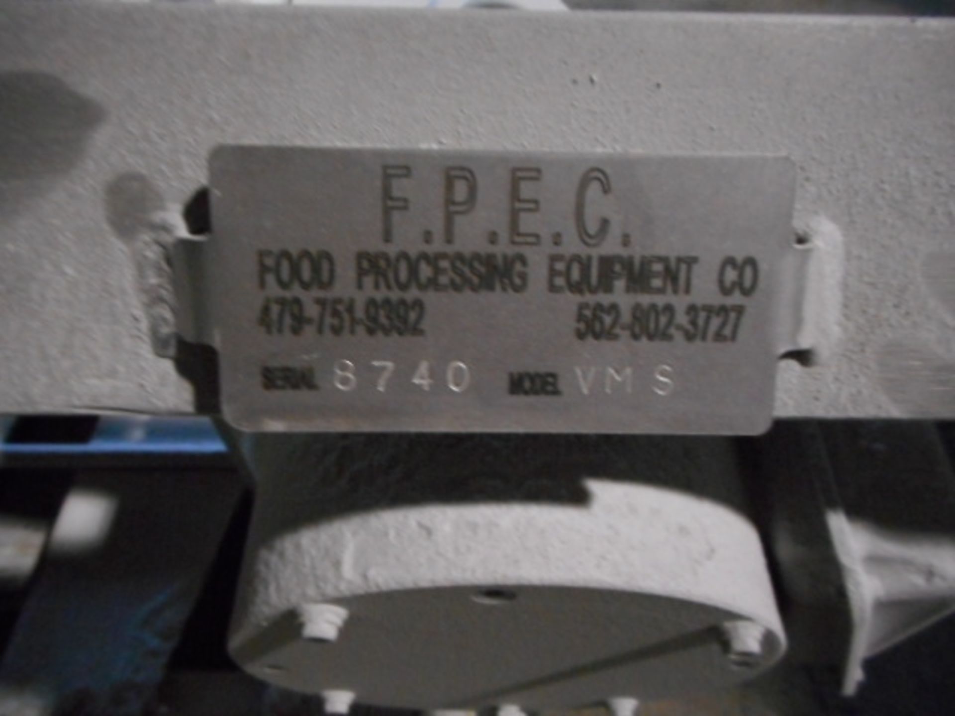 (Located in Cartersville, GA) 2013 FPEC VMS Serial # 8740 Nice complete unit - Image 3 of 6
