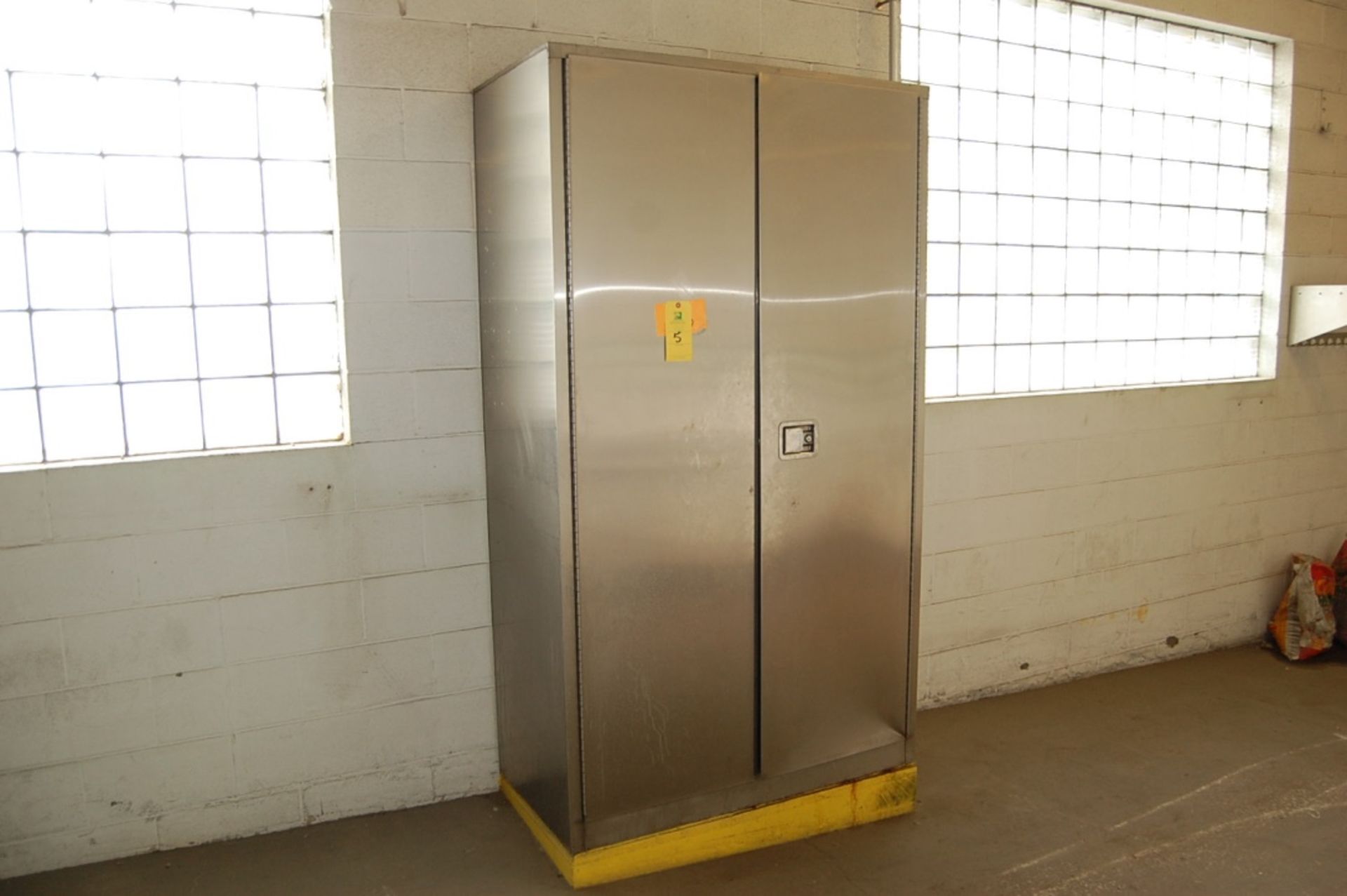 Stainless Steel 2-Door Cabinet, 84 in. Height / 48 in. Wide LOADING FEE: $200