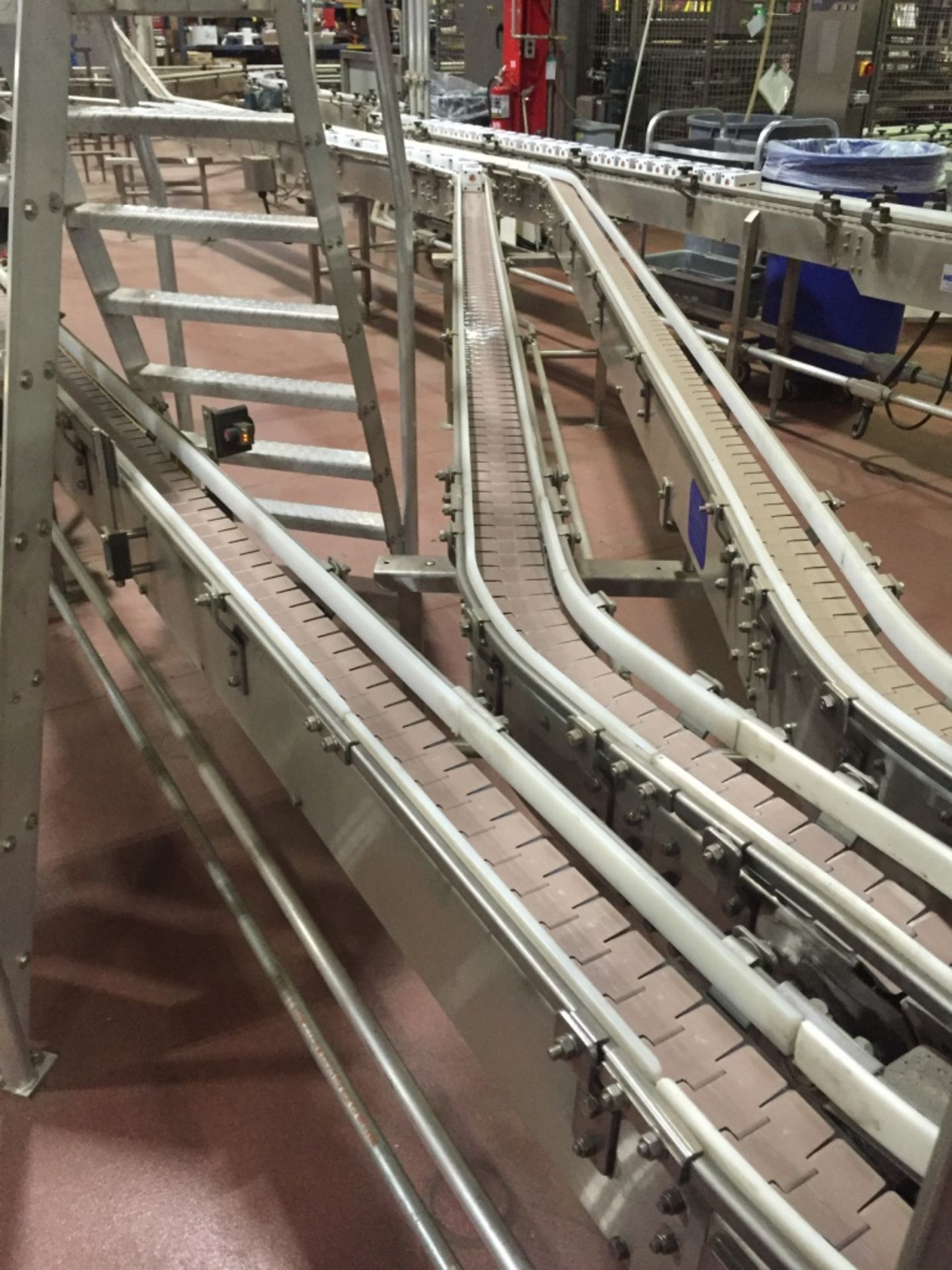 Lot of Stainless Tabletop Conveyor