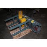 Hytrol Motorized Steel Belt Conveyor, 60 in. Length x 12 in. Wide, Adjustable Steel Leg Base, 230/