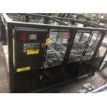 Massman Automation Automatic Case Erector Bottom Taper with built in vaccum and air, on caster. Mode