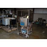Food Equipment Mfg. Corp. FEMC Model #1260-001 Filling System, SS Frame, 4-Wheel Base, SN 6900