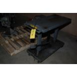 Dip Lift Table, 18 in. x 36 in. Table, 4-Wheel Base