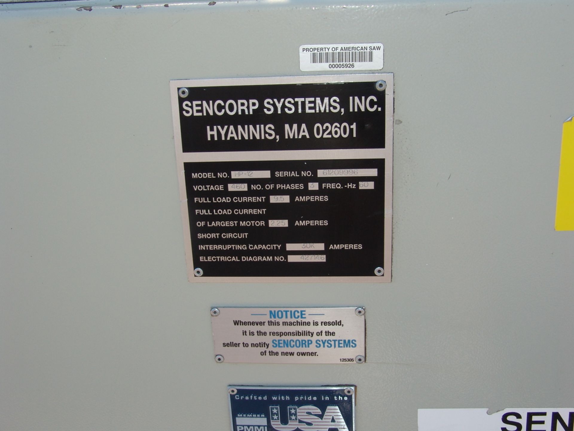 Sencorp HP-12 Inline Blister Sealer Tray Sealer (Rigging Fee - $225) - Image 19 of 55