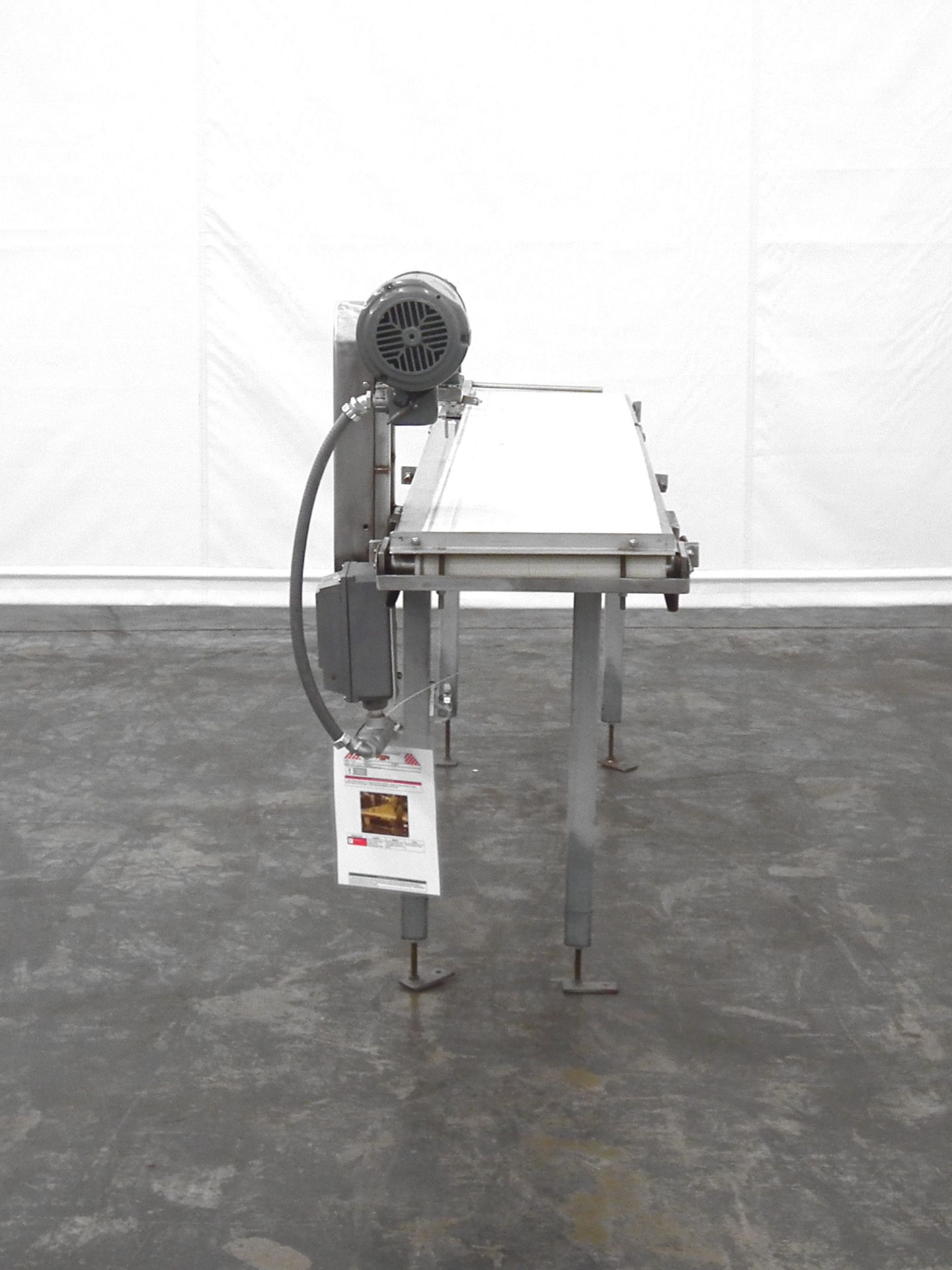 107 in L x 16 in W Smooth Top Belt Conveyor (Rigging Fee - $185) - Image 3 of 6