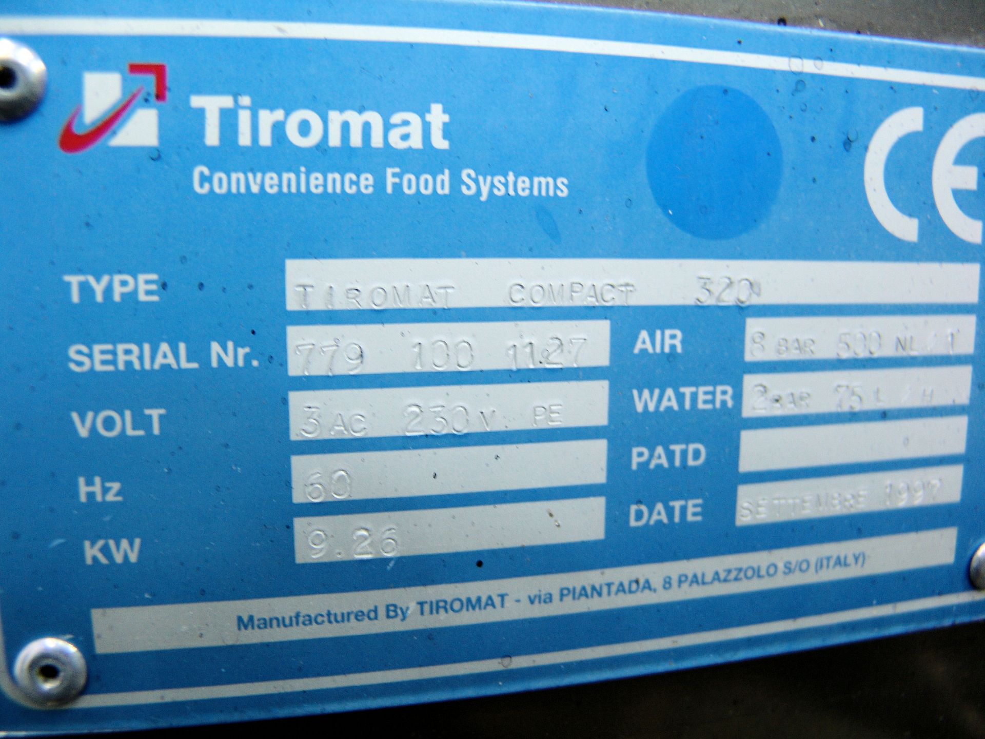 Tiromat Compact 320 Horizontal Thermoformer (Rigging Fee - $925) - Image 18 of 22