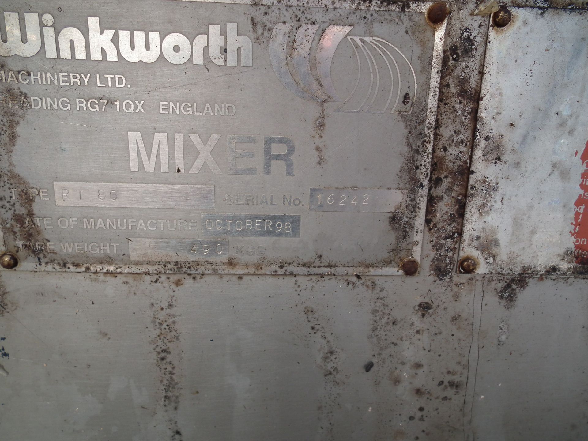 Winkworth Continuous Paddle Mixer Model RT 80 (Rigging Fee - $195) - Image 18 of 18