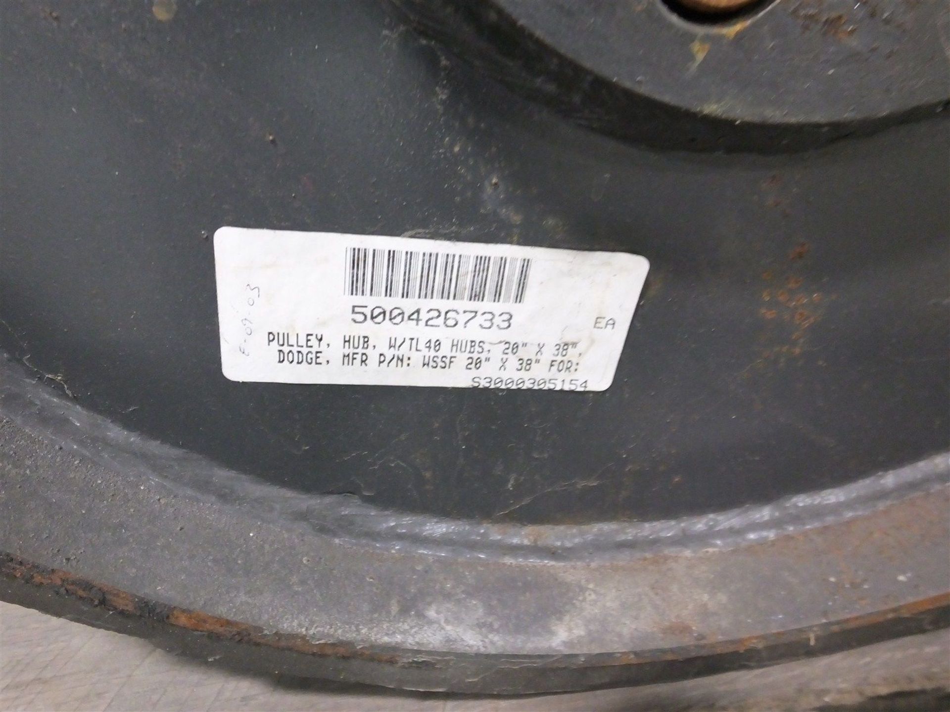 Dodge Pulley WSSF 20 in X 38 in Hub W/TL40 (Rigging Fee - $95) - Image 2 of 5