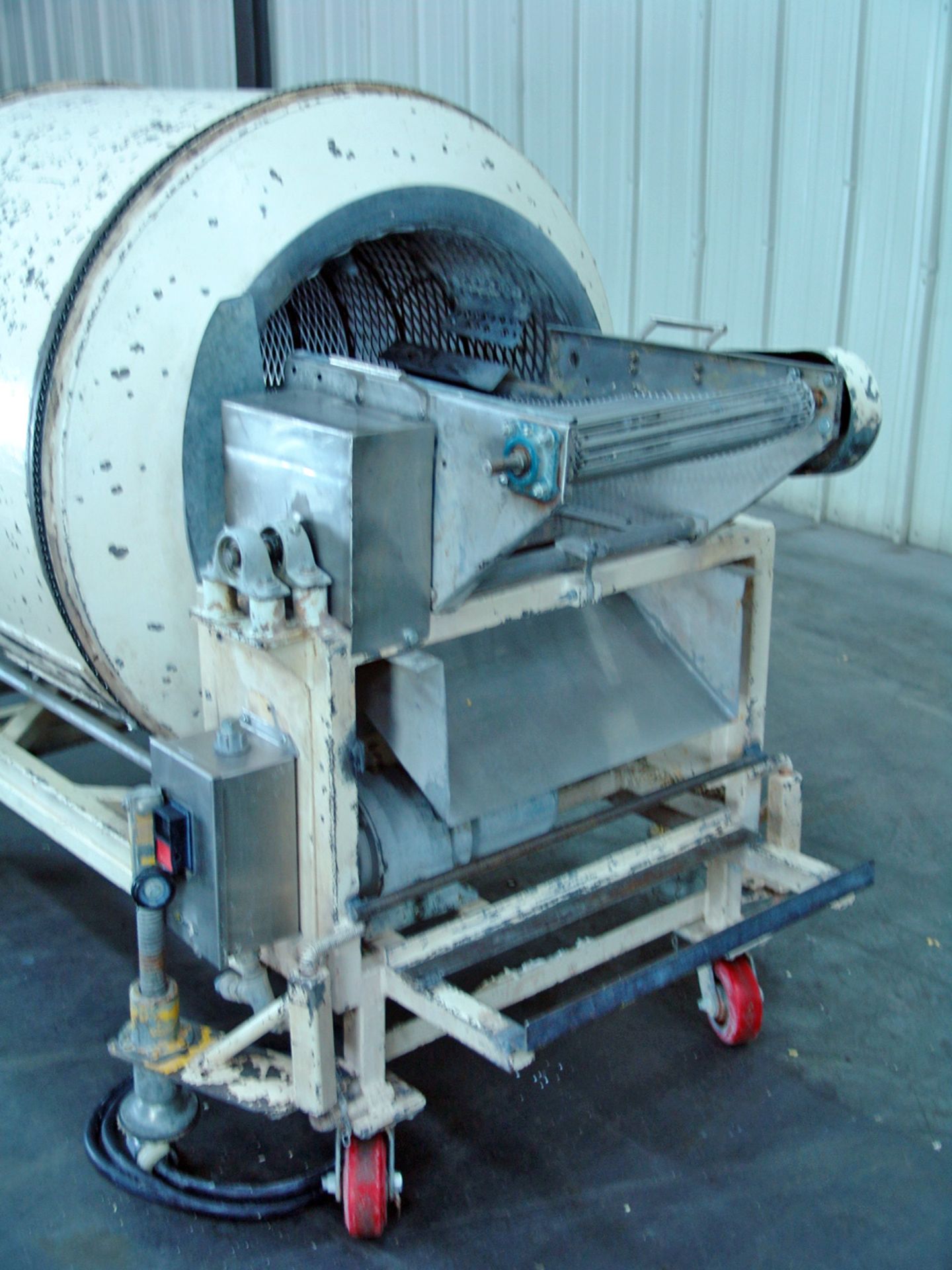 DCA Rotary Coating Tumbler with SS Conveyor (Rigging Fee - $195) - Image 3 of 17