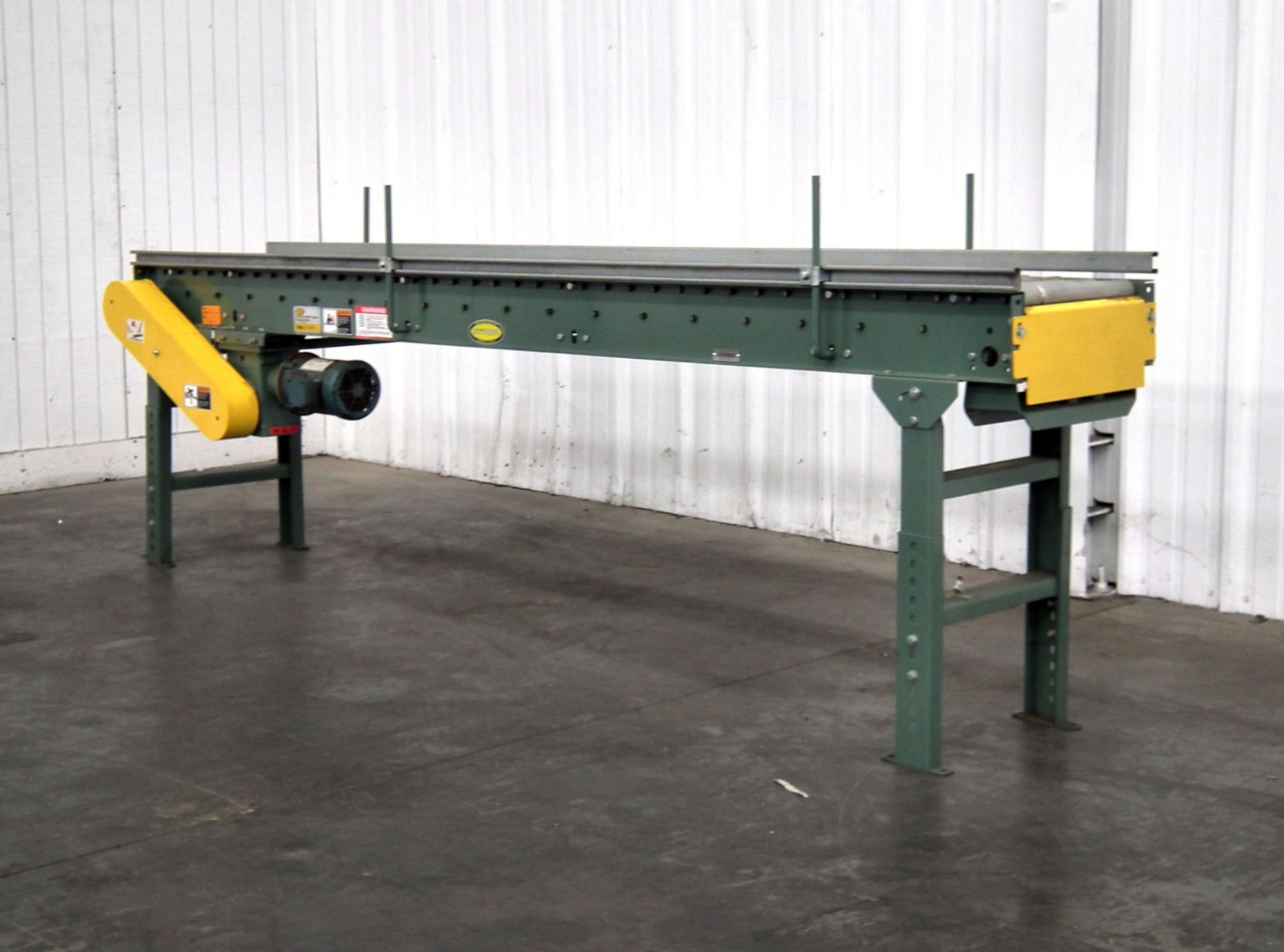 Hytrol 10 Foot Long Motor Driven Roller Conveyor (Rigging Fee - $125) - Image 2 of 5