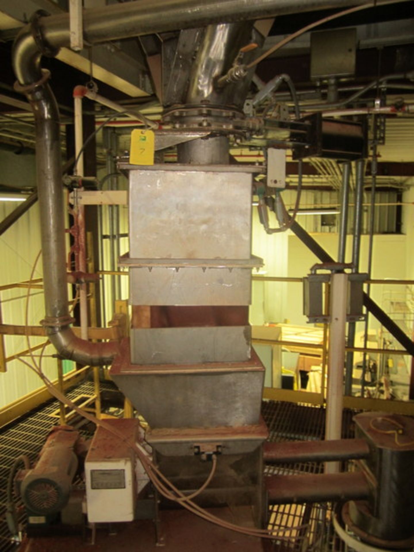 (Located in Decatur, IL) Metter Toledo Scale Conveyer with Bag fill head and 90 degree roll - Image 4 of 4