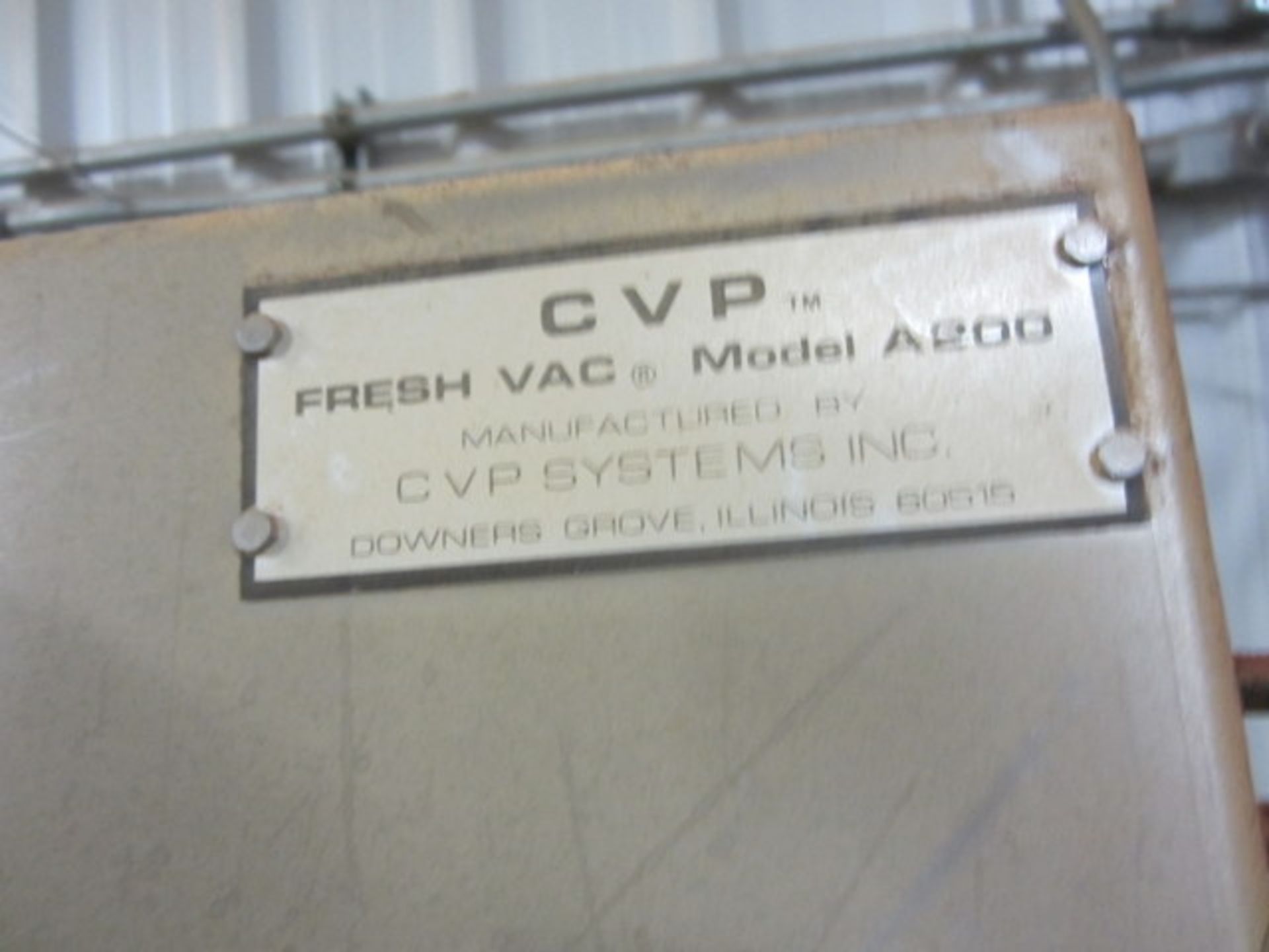 (Located in Decatur, IL) Fresh Vac Model A200 By CVP Systems with Lifting table also Super sack - Image 2 of 4